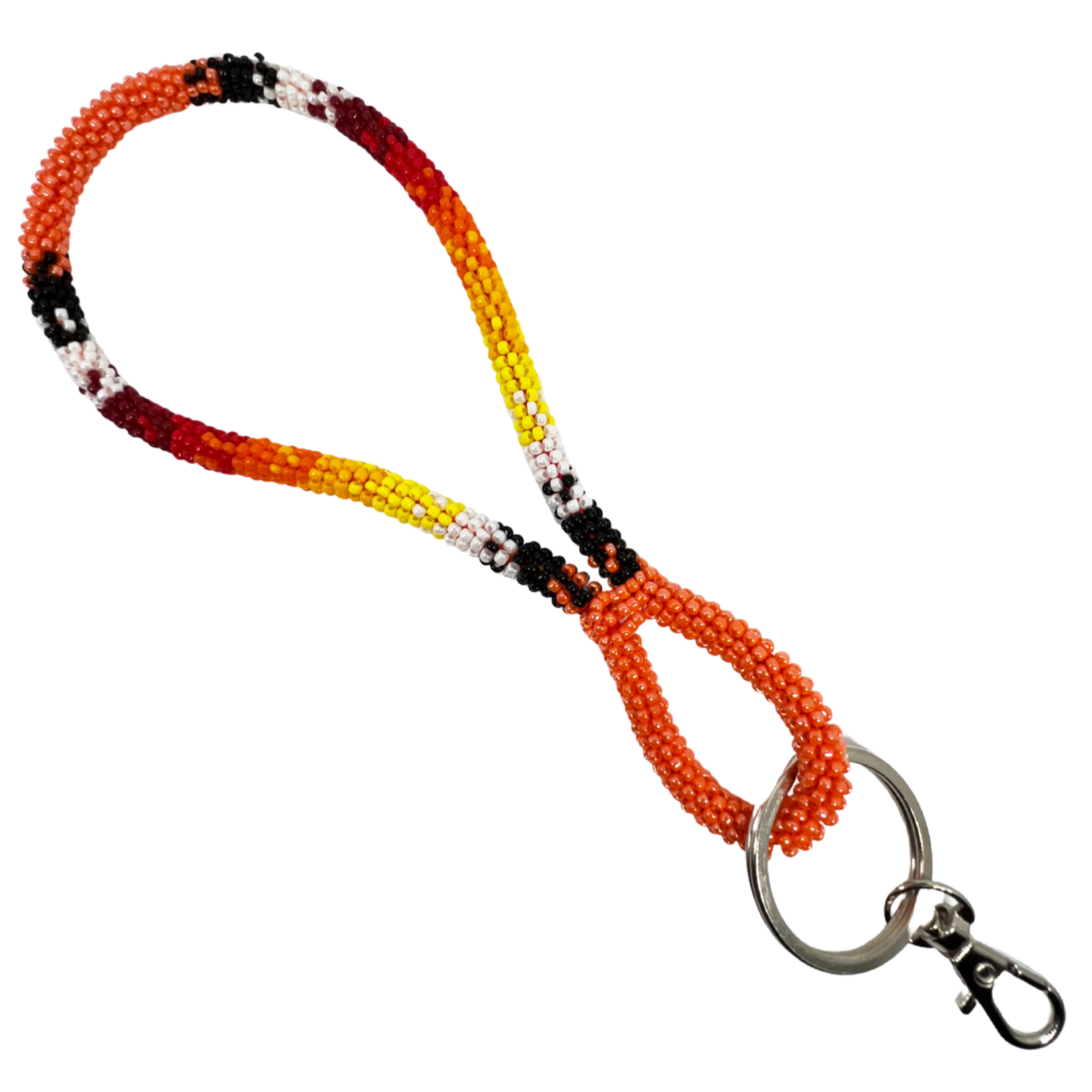 WRAPPED BEADED WRIST LANYARD - NEW DESIGN