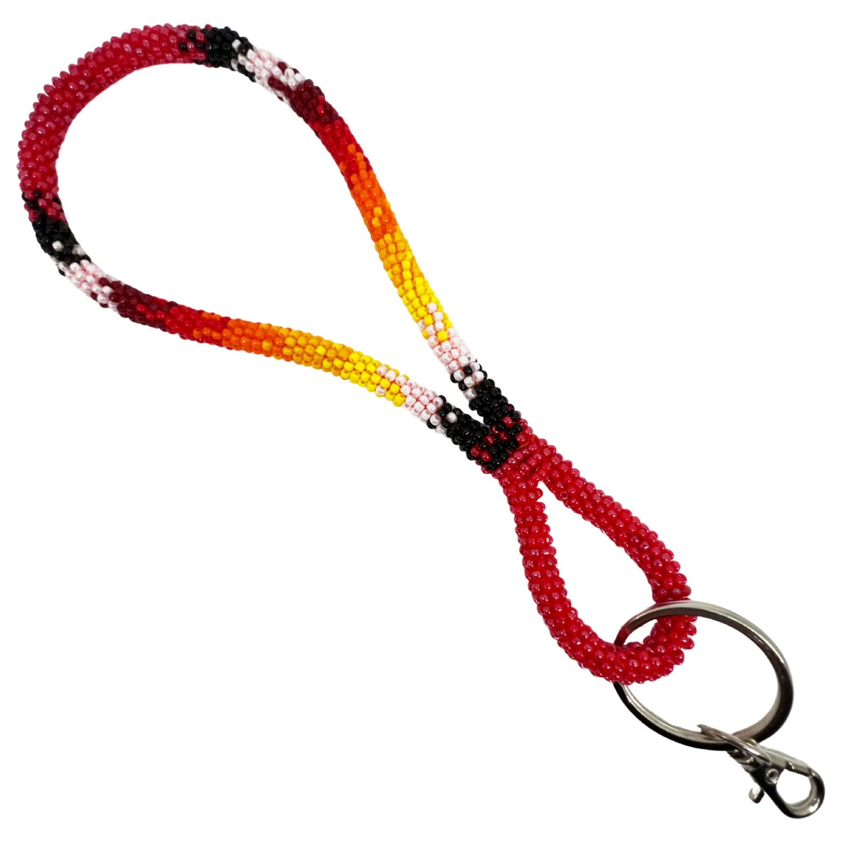 WRAPPED BEADED WRIST LANYARD - NEW DESIGN