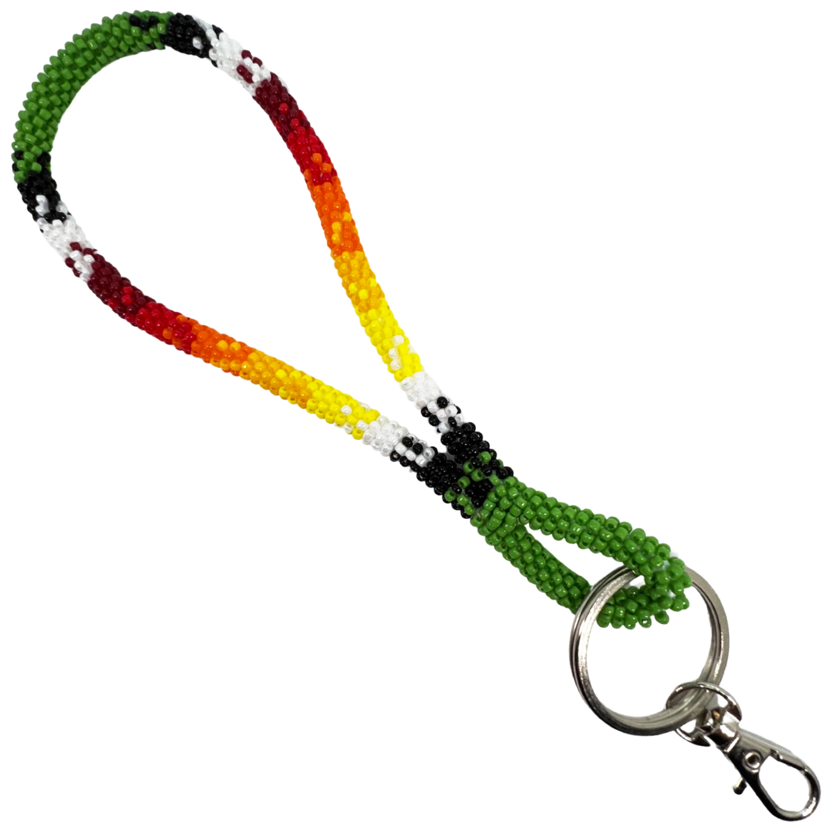 WRAPPED BEADED WRIST LANYARD - NEW DESIGN