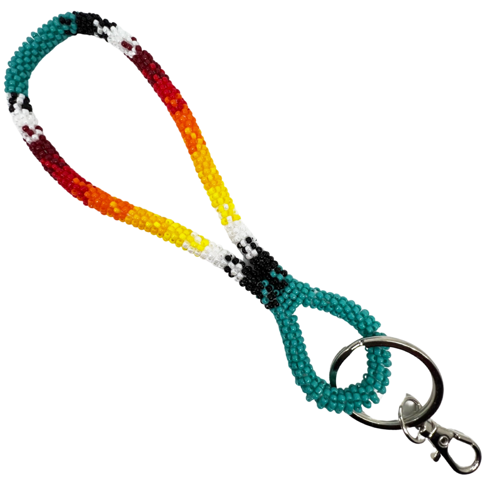 WRAPPED BEADED WRIST LANYARD - NEW DESIGN