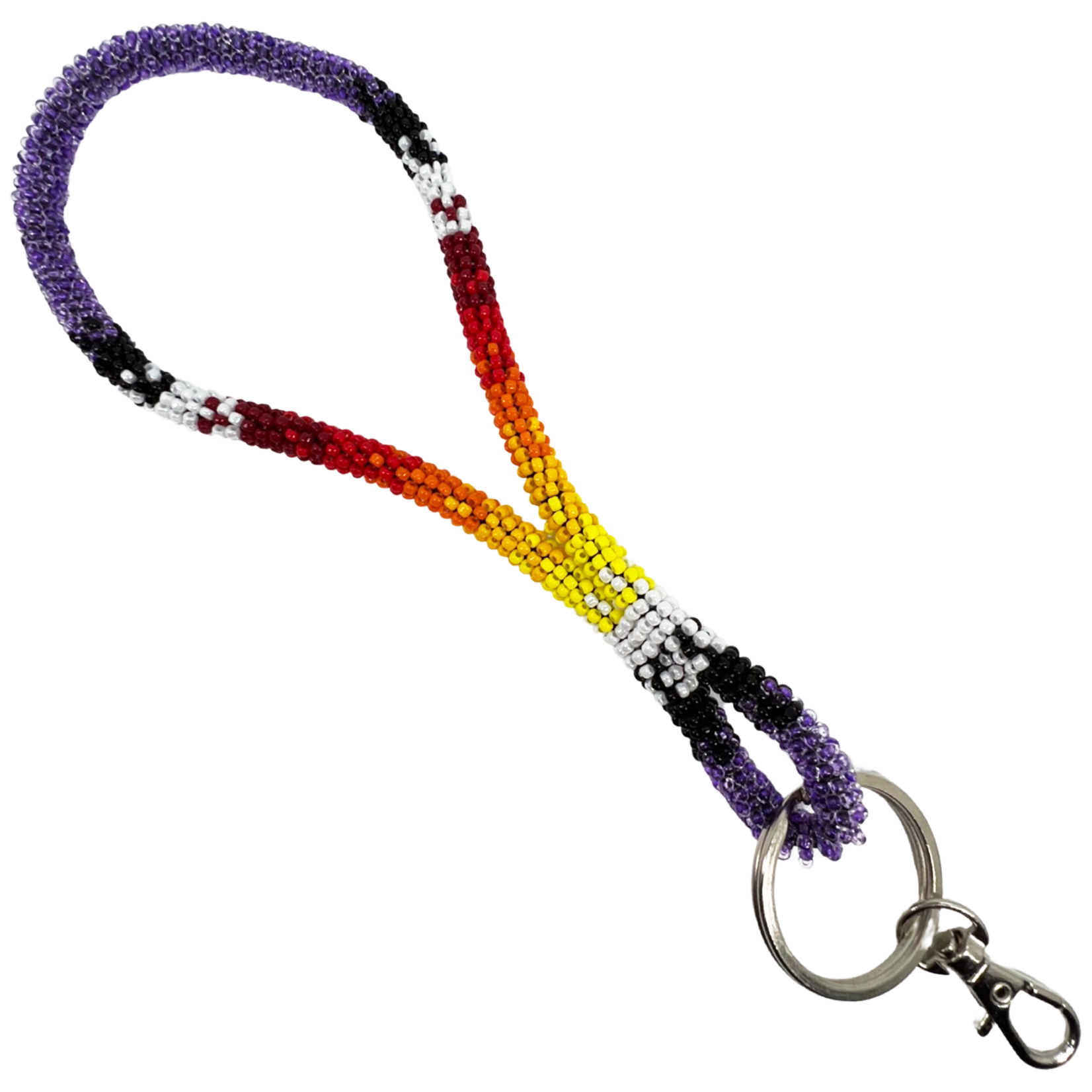 WRAPPED BEADED WRIST LANYARD - NEW DESIGN