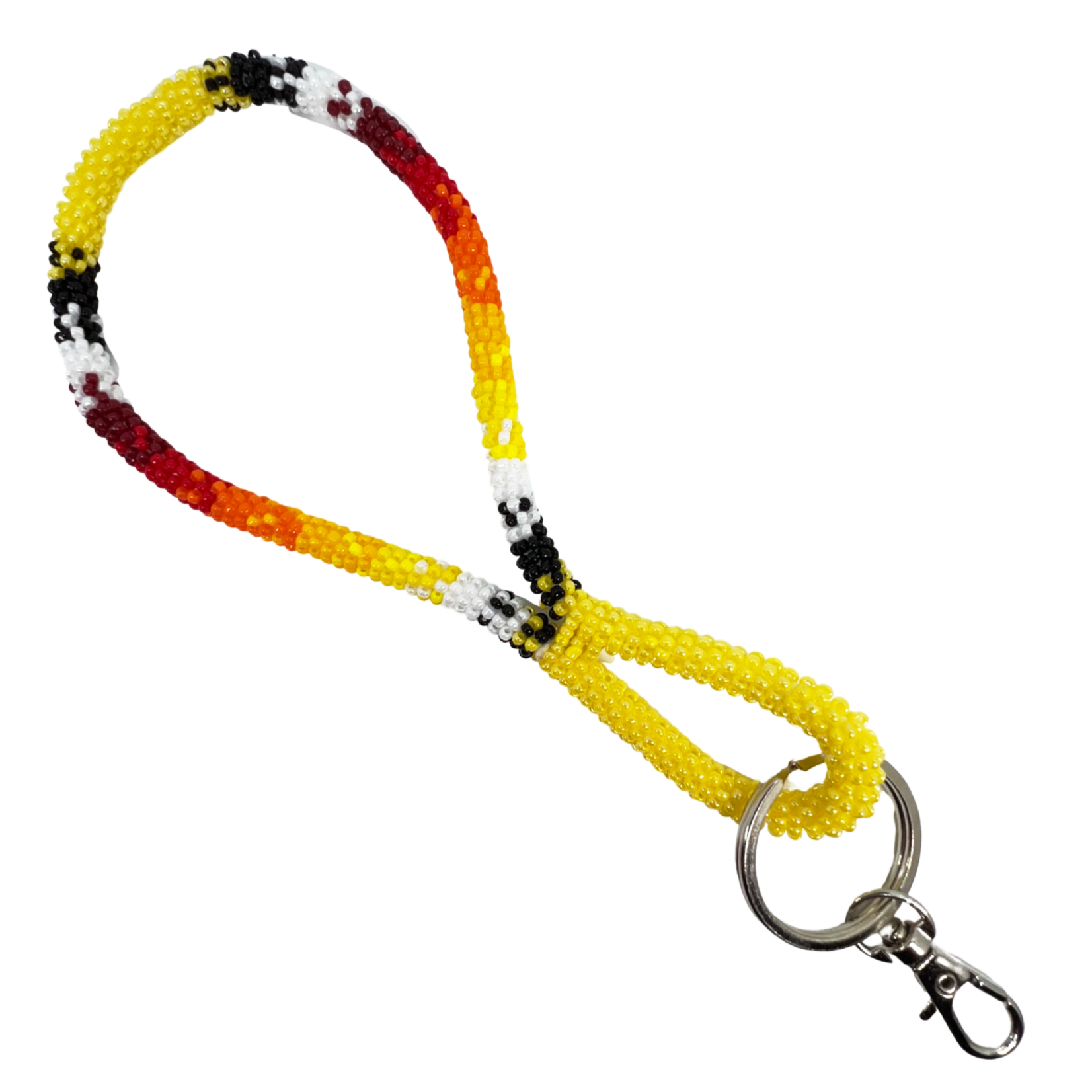WRAPPED BEADED WRIST LANYARD - NEW DESIGN