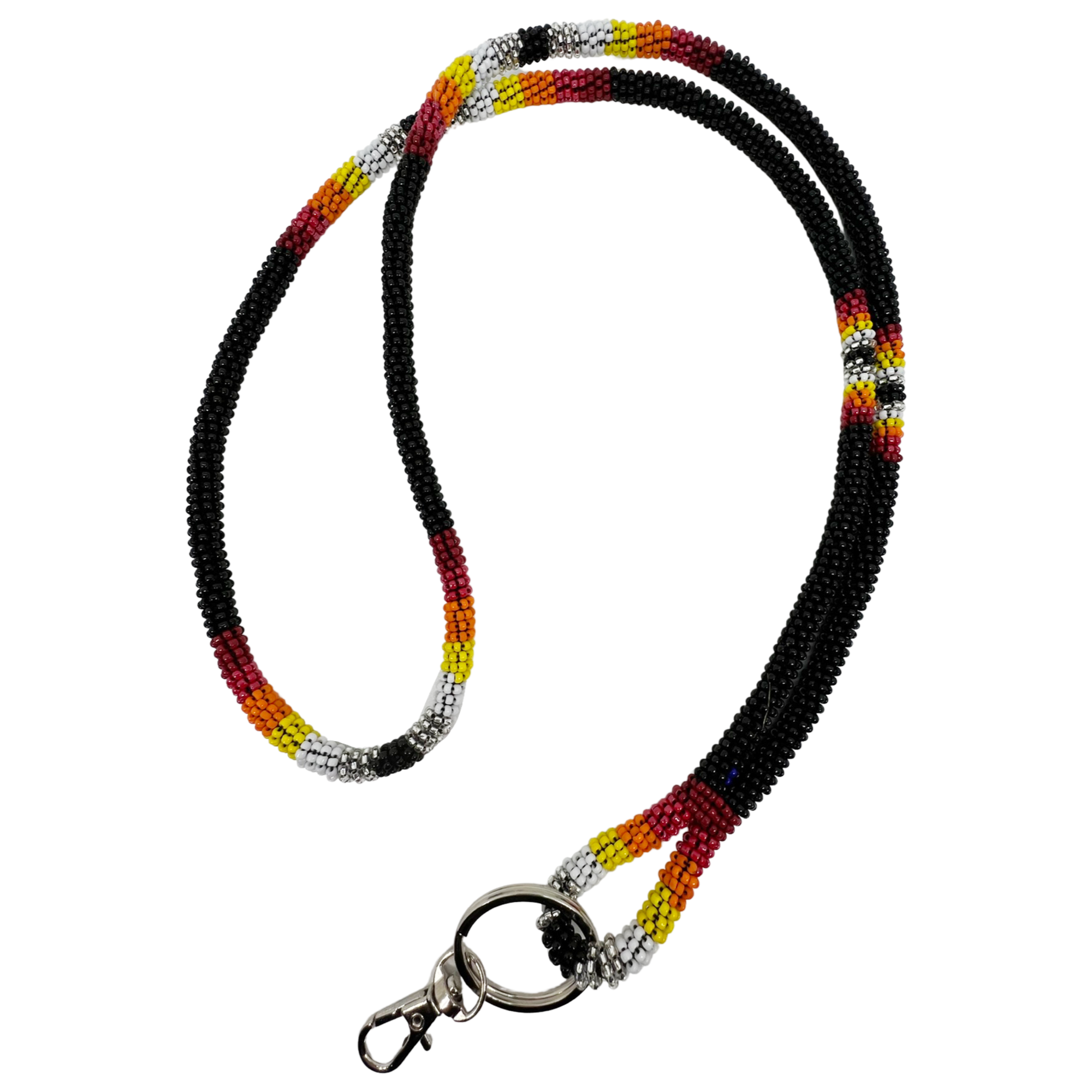 WRAPPED BEADED LANYARD - SIMPLE DESIGN - Four Directions Trading