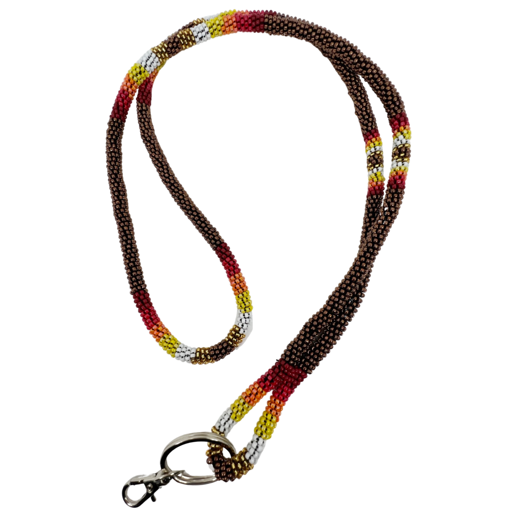 WRAPPED BEADED LANYARD - SIMPLE DESIGN