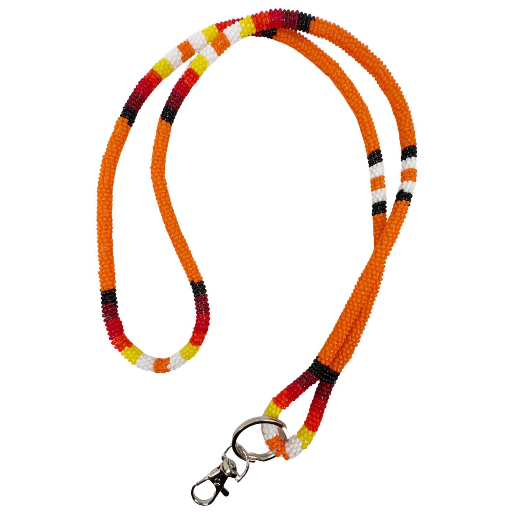 WRAPPED BEADED LANYARD - SIMPLE DESIGN