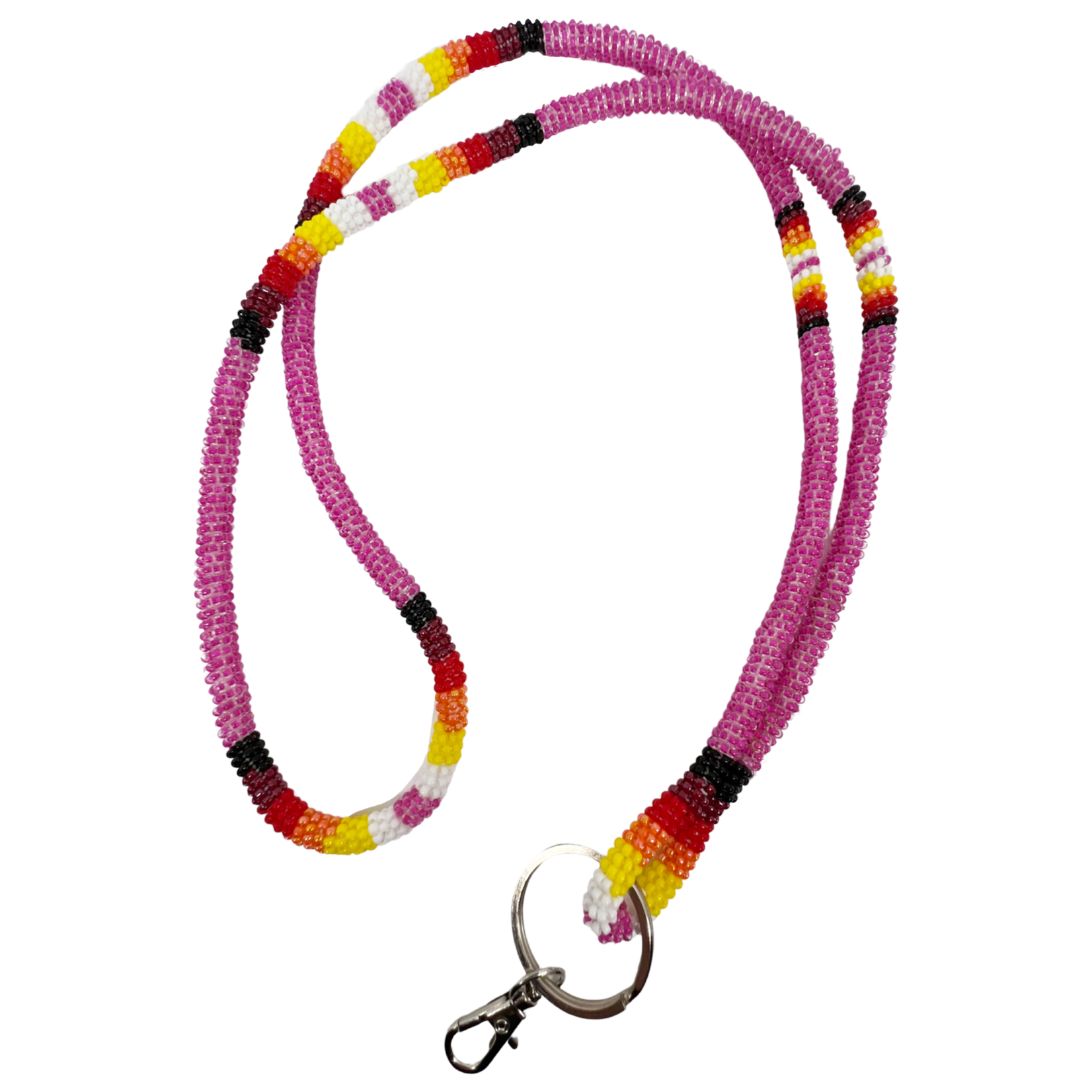 WRAPPED BEADED LANYARD - SIMPLE DESIGN