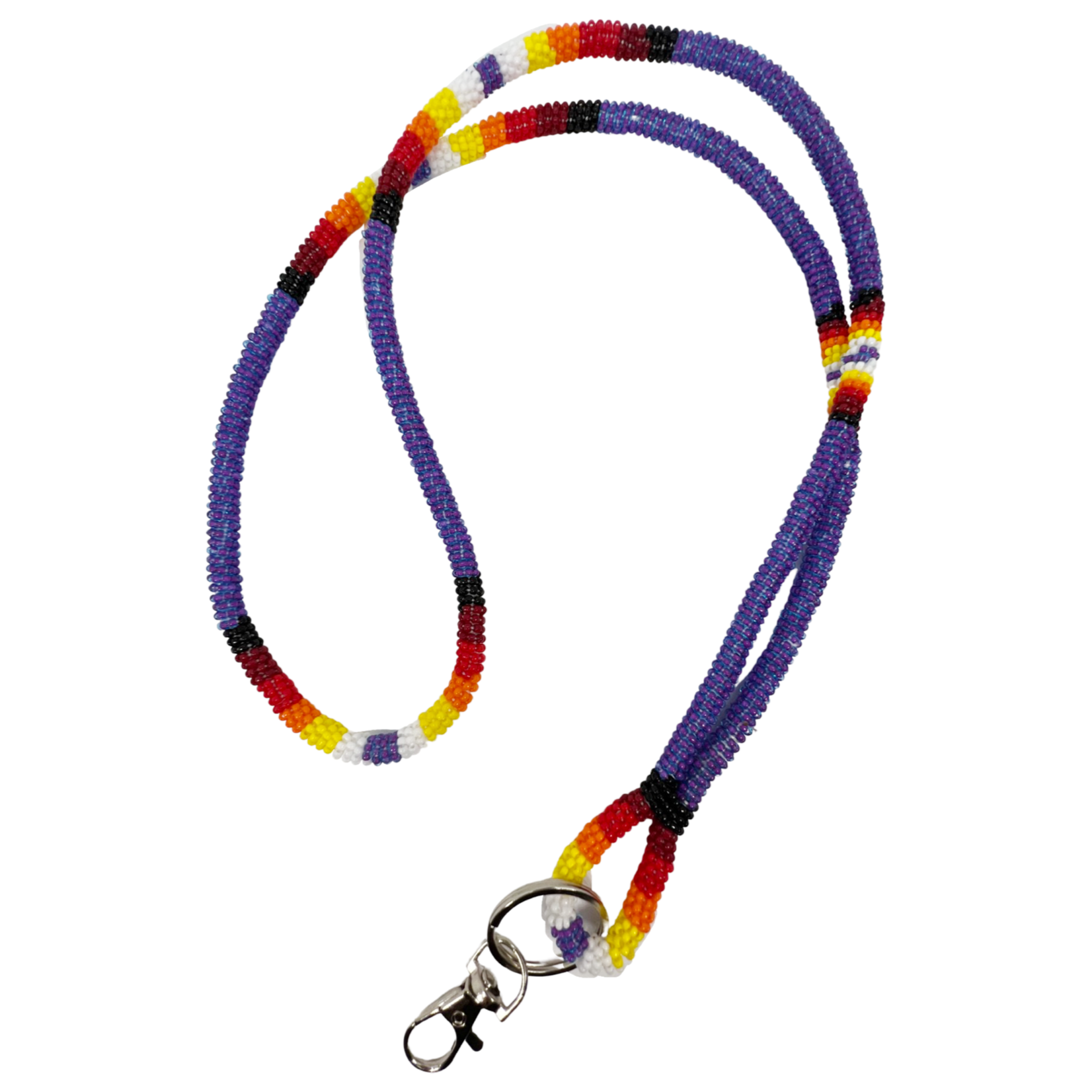 WRAPPED BEADED LANYARD - SIMPLE DESIGN