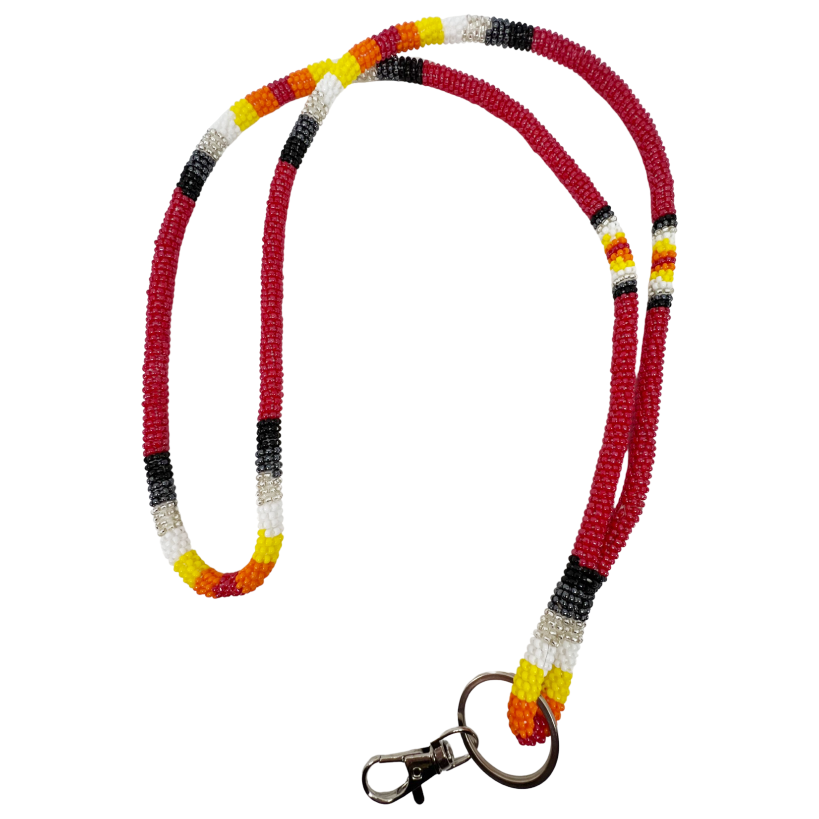 WRAPPED BEADED LANYARD - SIMPLE DESIGN