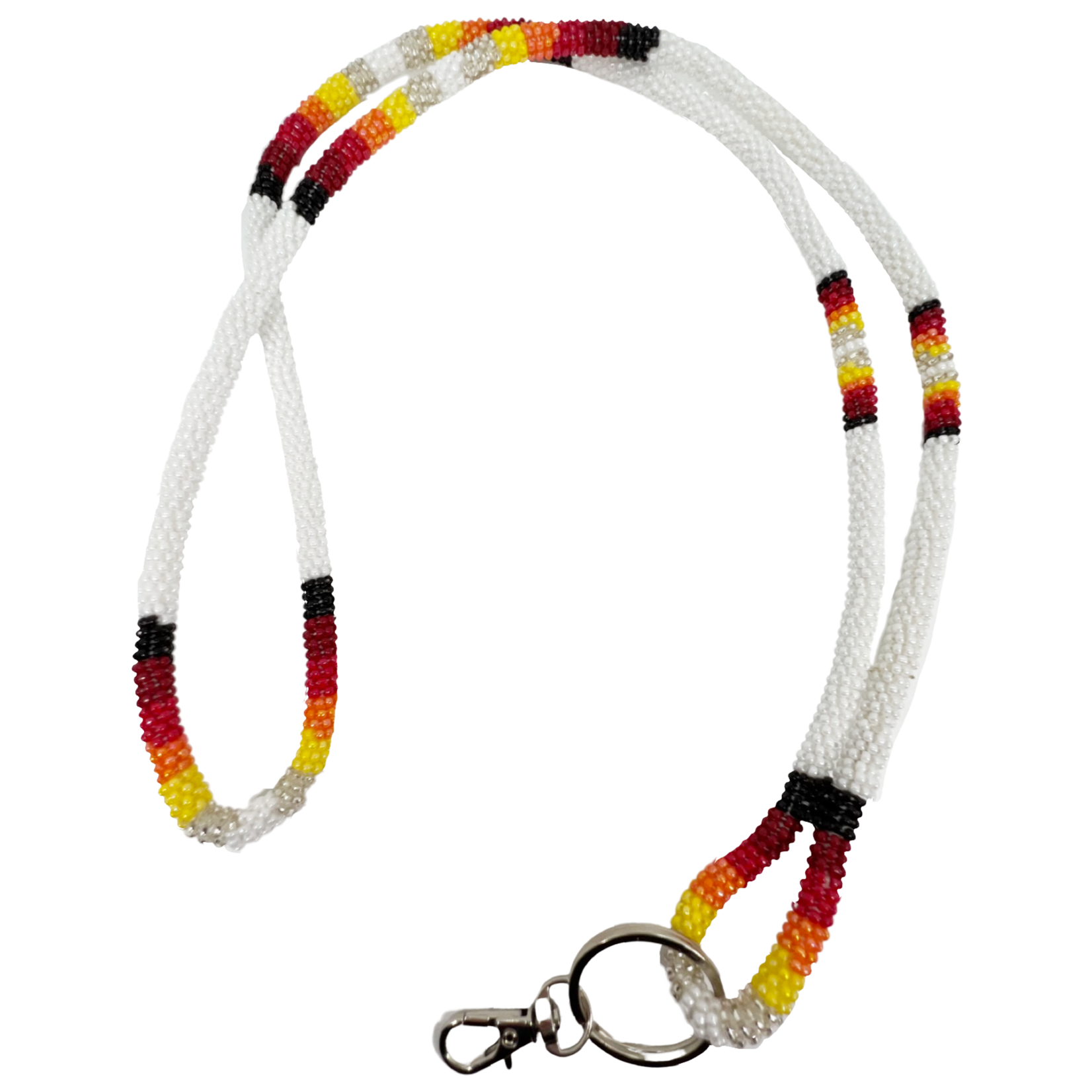 WRAPPED BEADED LANYARD - SIMPLE DESIGN