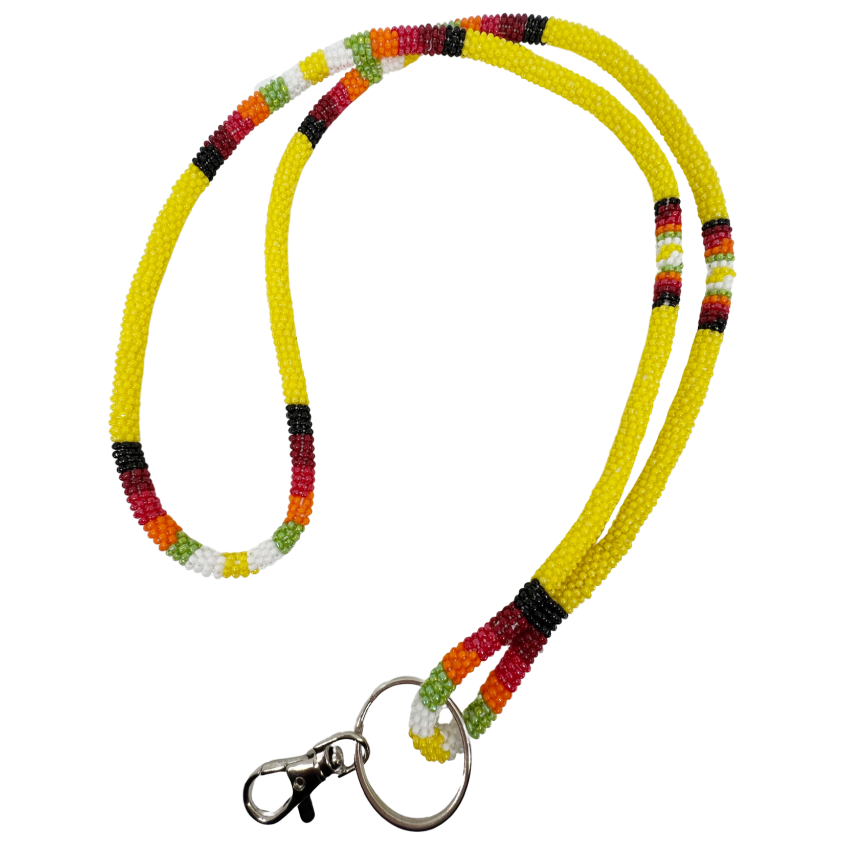 WRAPPED BEADED LANYARD - SIMPLE DESIGN
