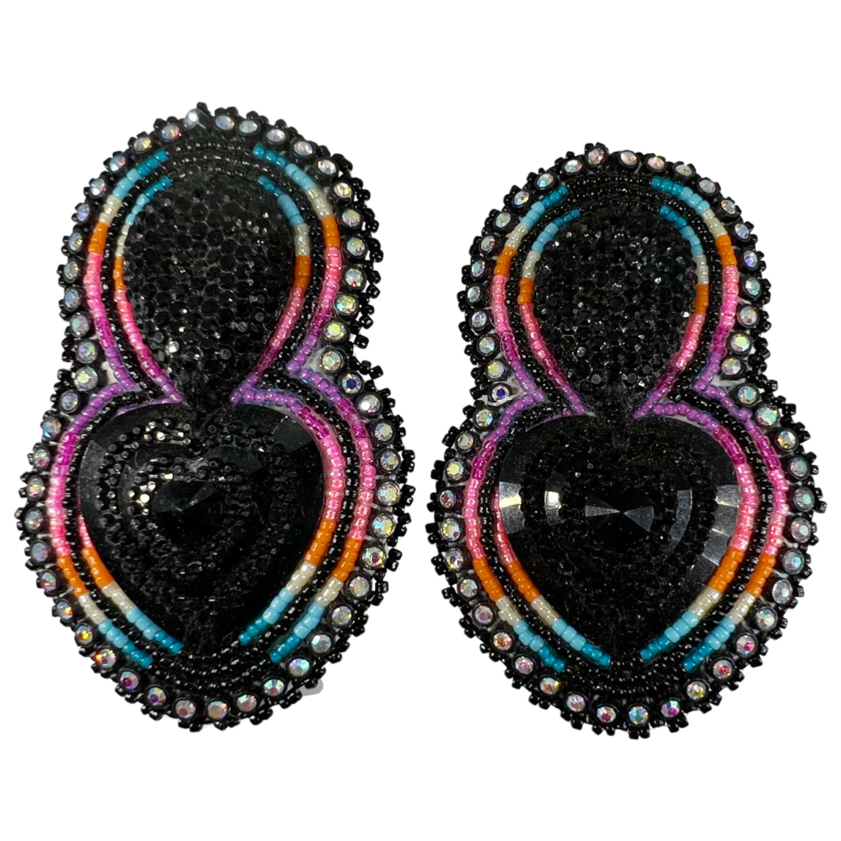 GLAM EARRING - HEART DROP