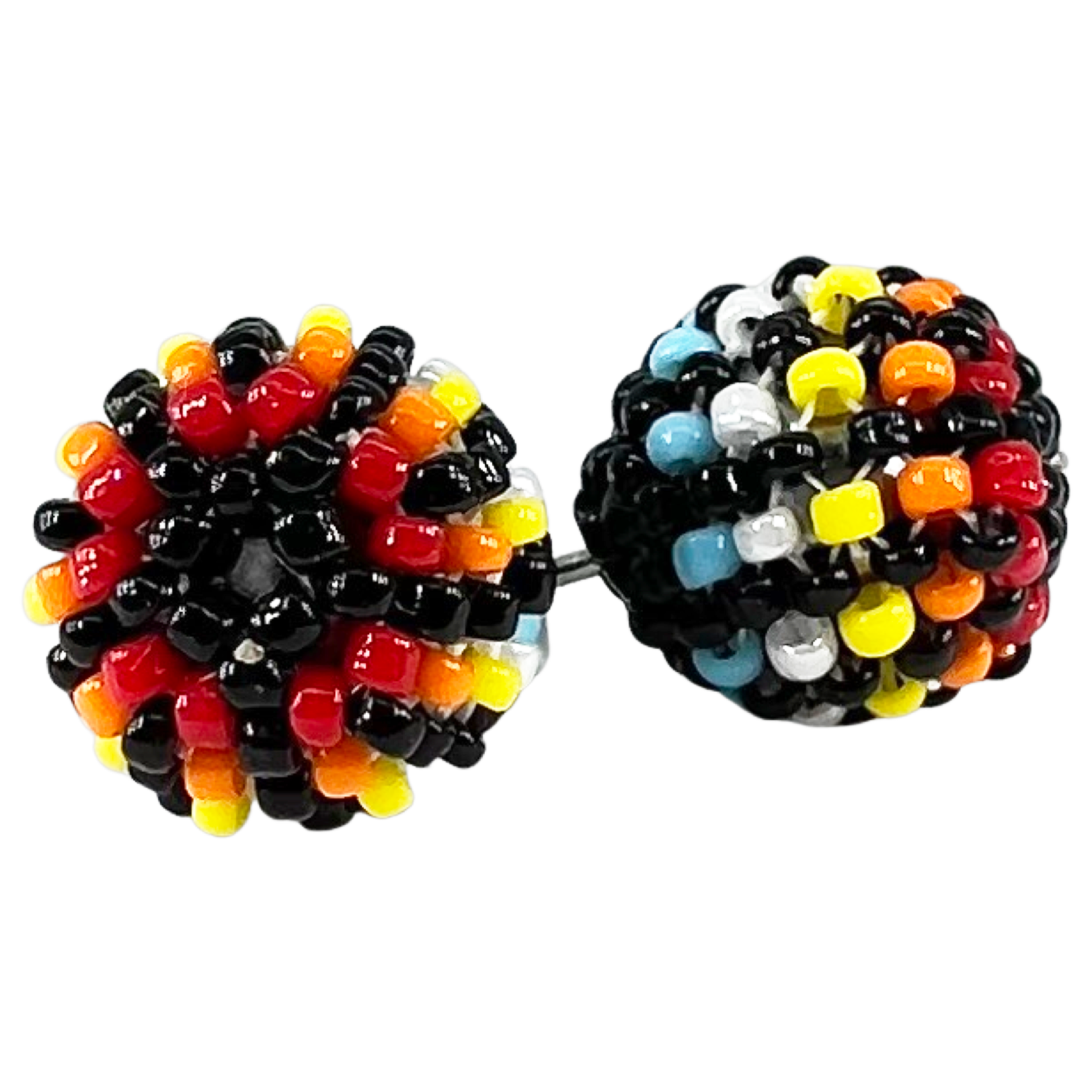 BEADED EARRING - DOT STUD