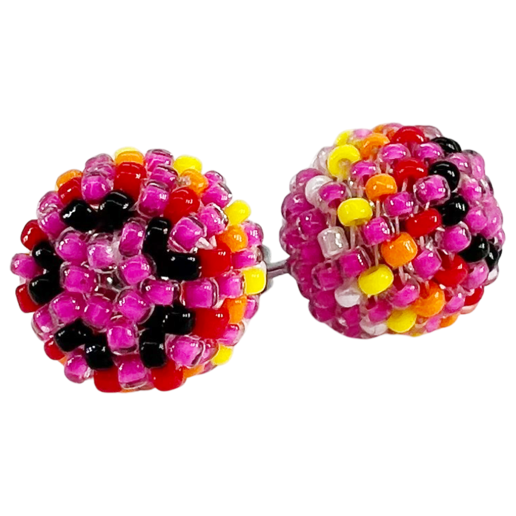 BEADED EARRING - DOT STUD