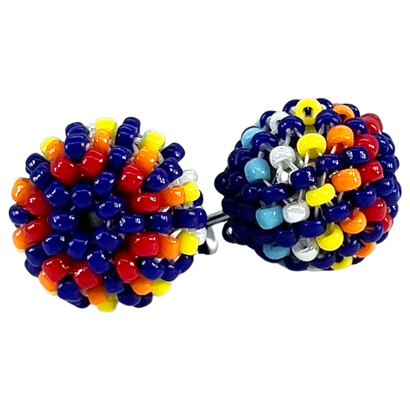 BEADED EARRING - DOT STUD