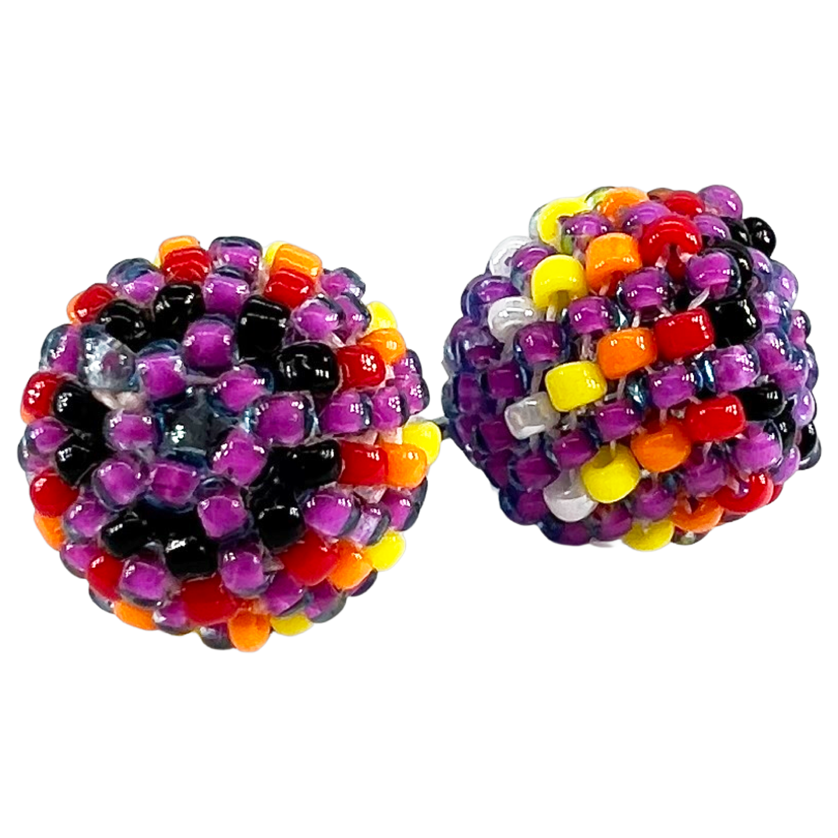 BEADED EARRING - DOT STUD