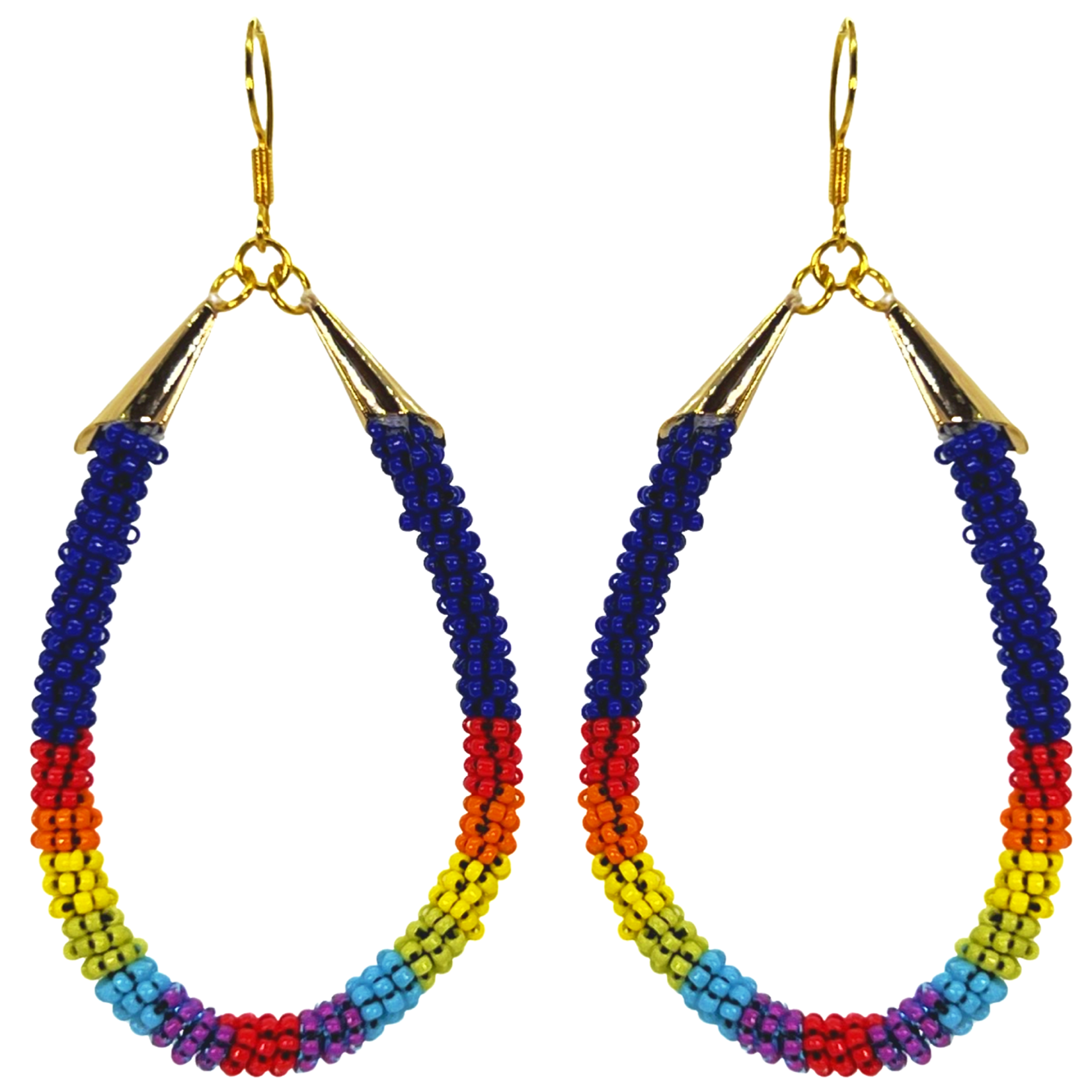 LOOP EARRING WITH GOLD