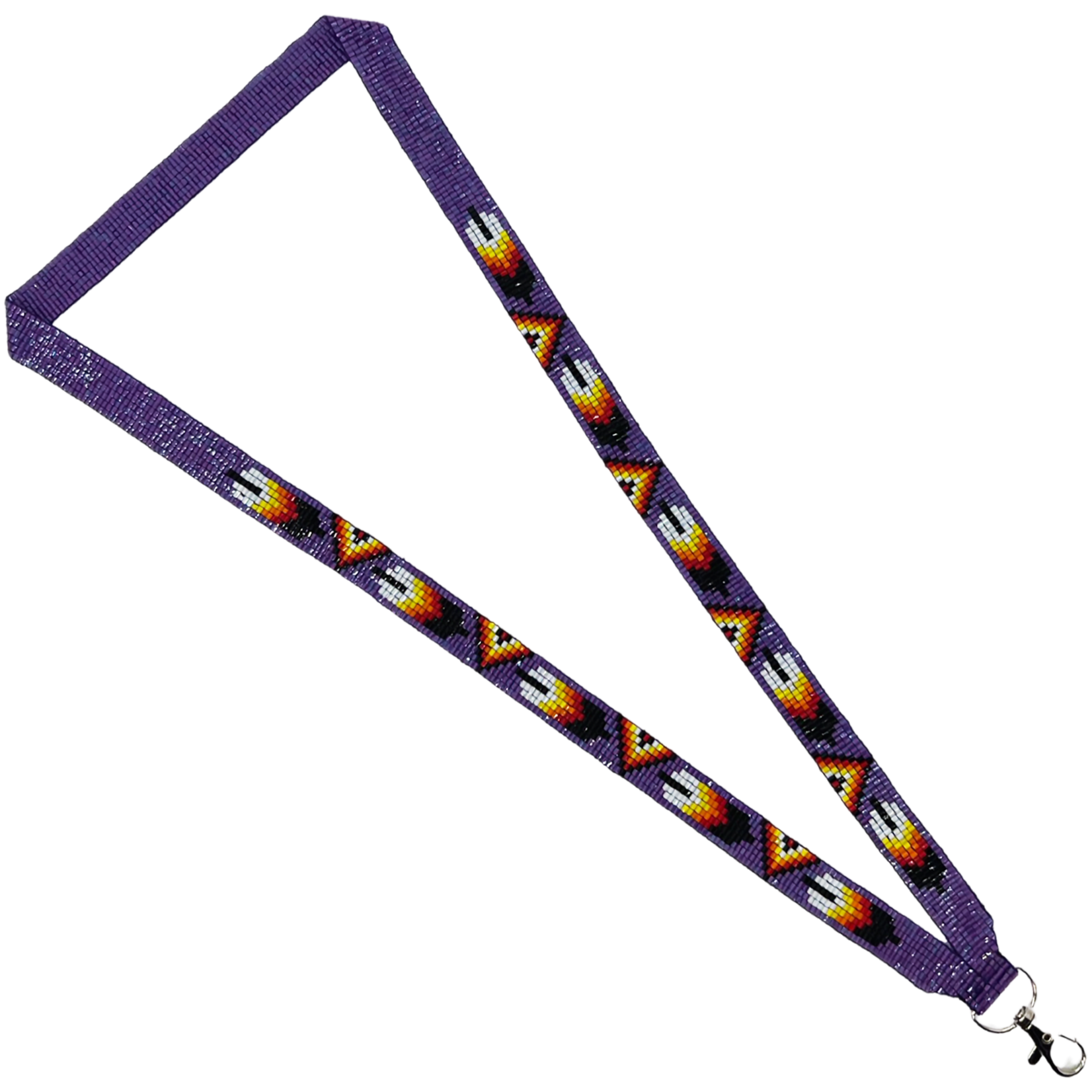 LOOMED LANYARD - FEATHER