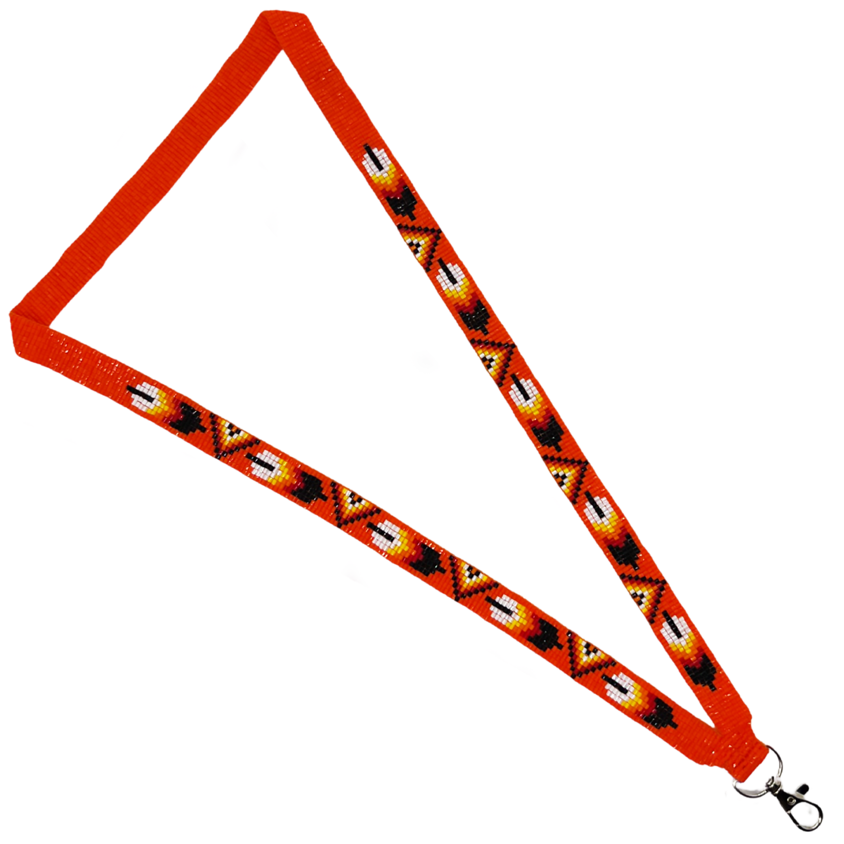 LOOMED LANYARD - FEATHER