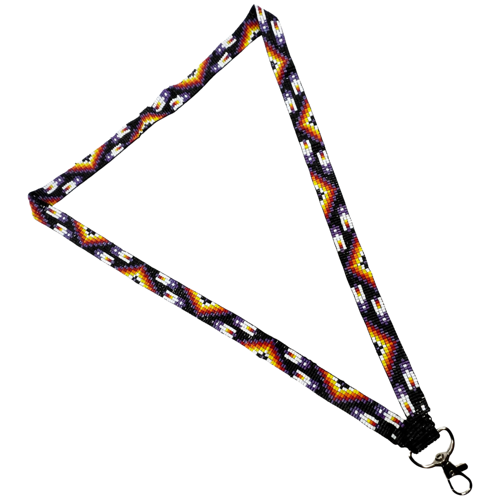 LOOMED LANYARD - MANY FEATHERS