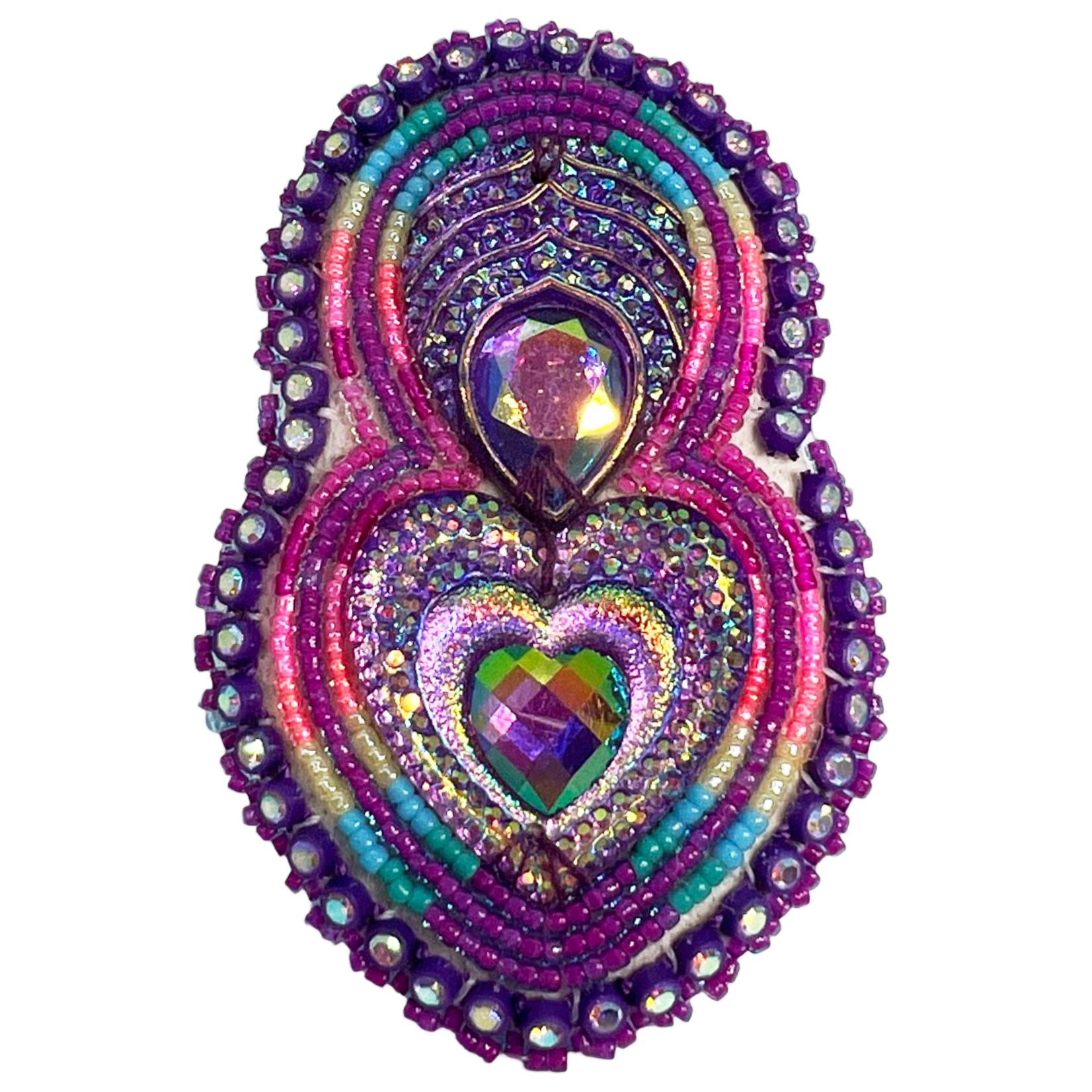 GLAM RING - HEARTDROP