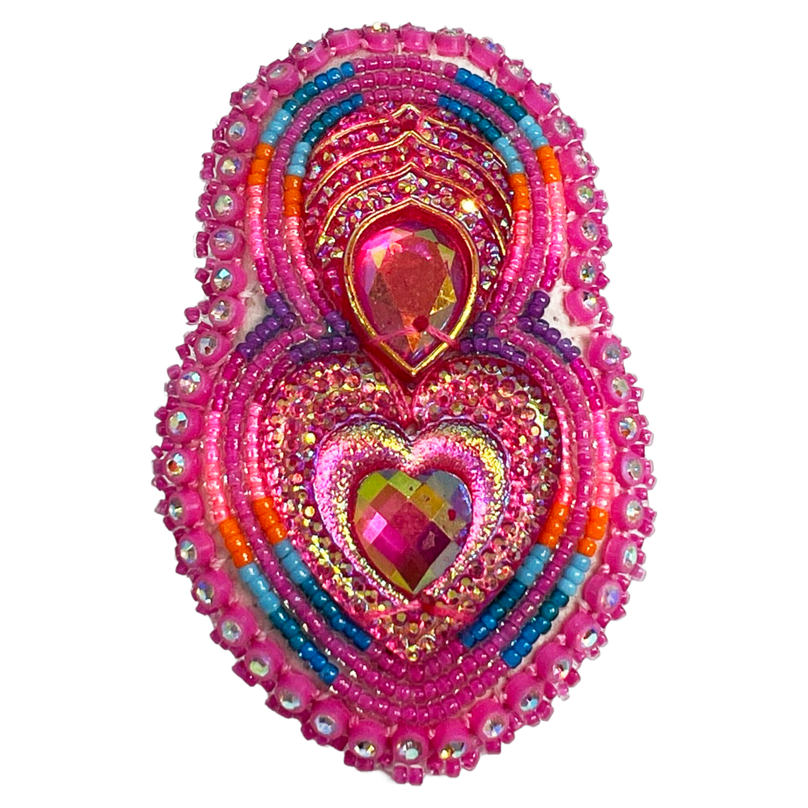 GLAM RING - HEARTDROP