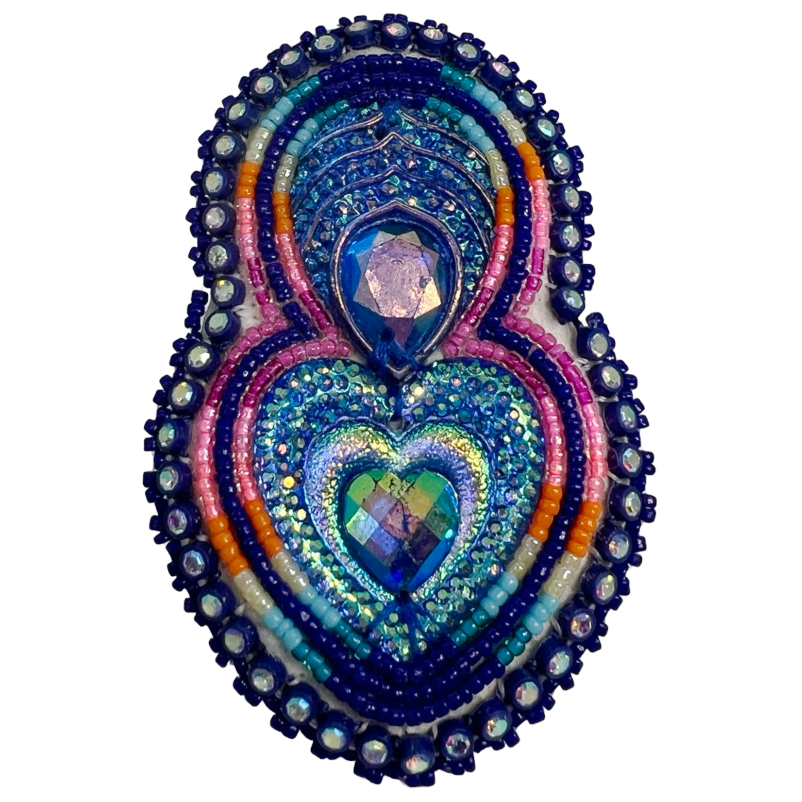 GLAM RING - HEARTDROP