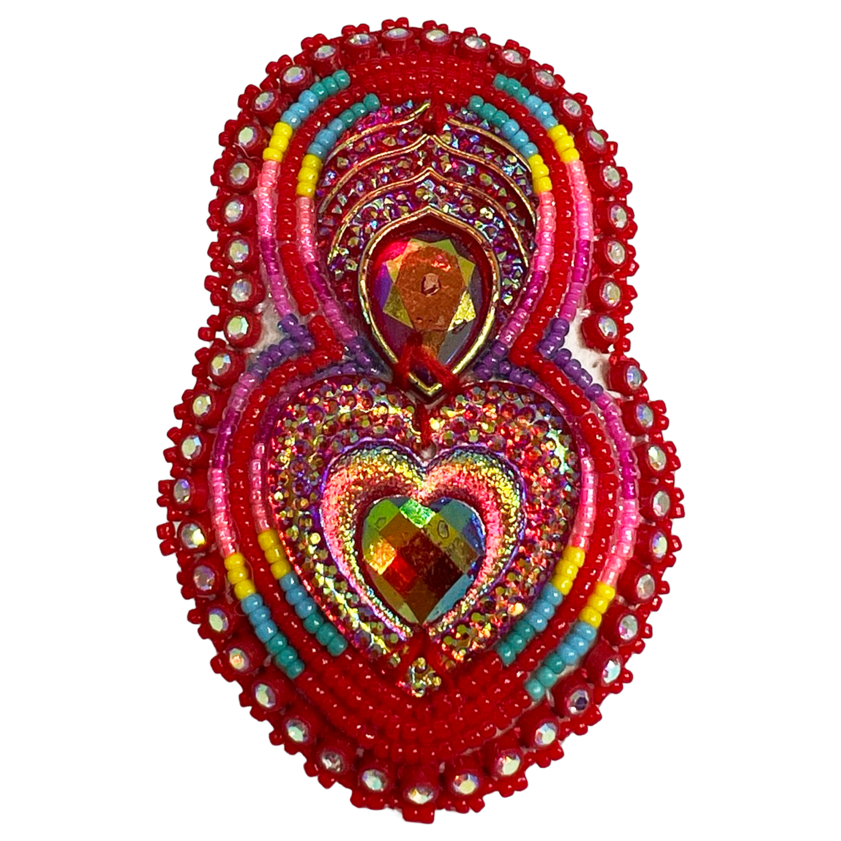 GLAM RING - HEARTDROP