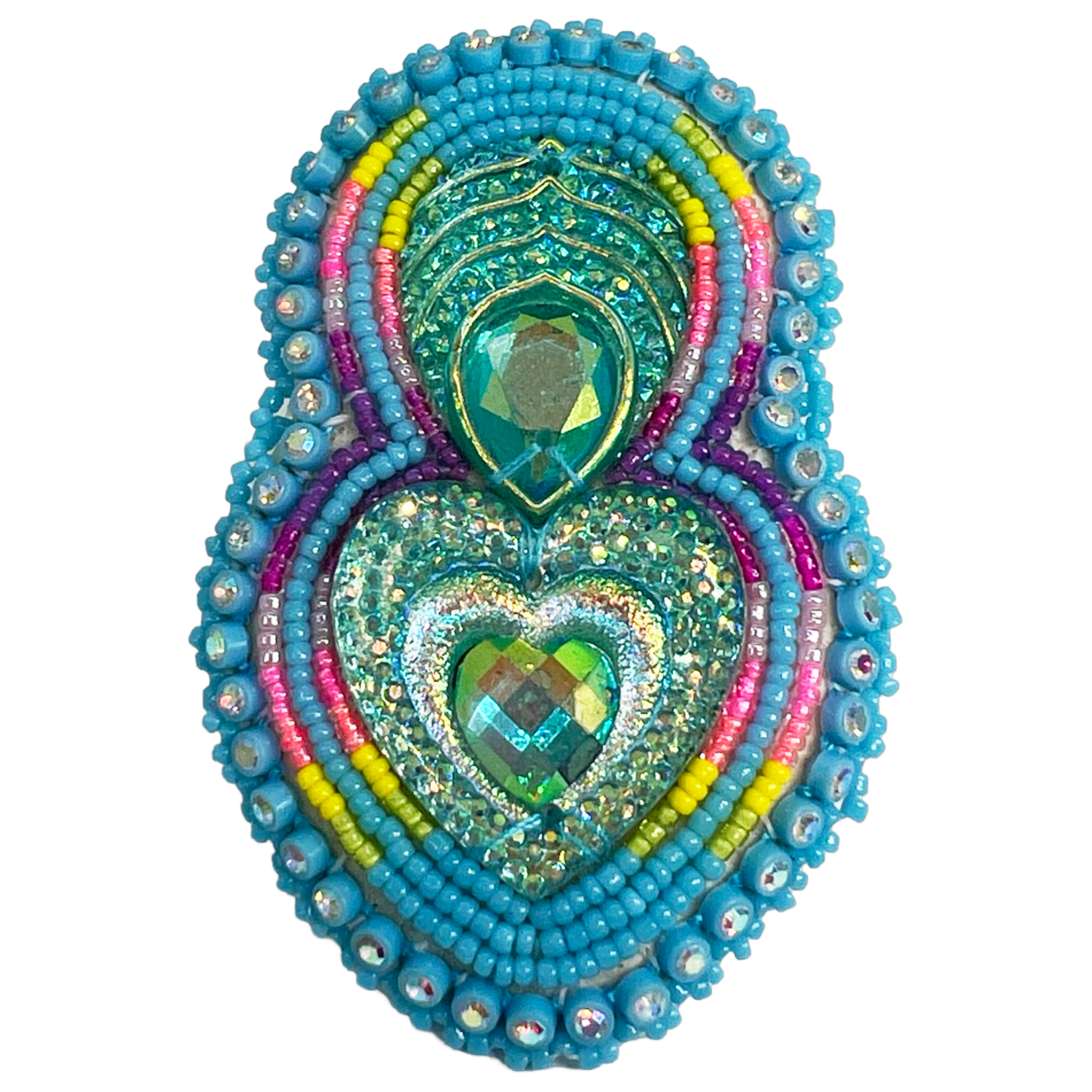 GLAM RING - HEARTDROP
