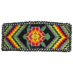 CUT GLASS BARRETTE - 25 ROWS - TURTLE