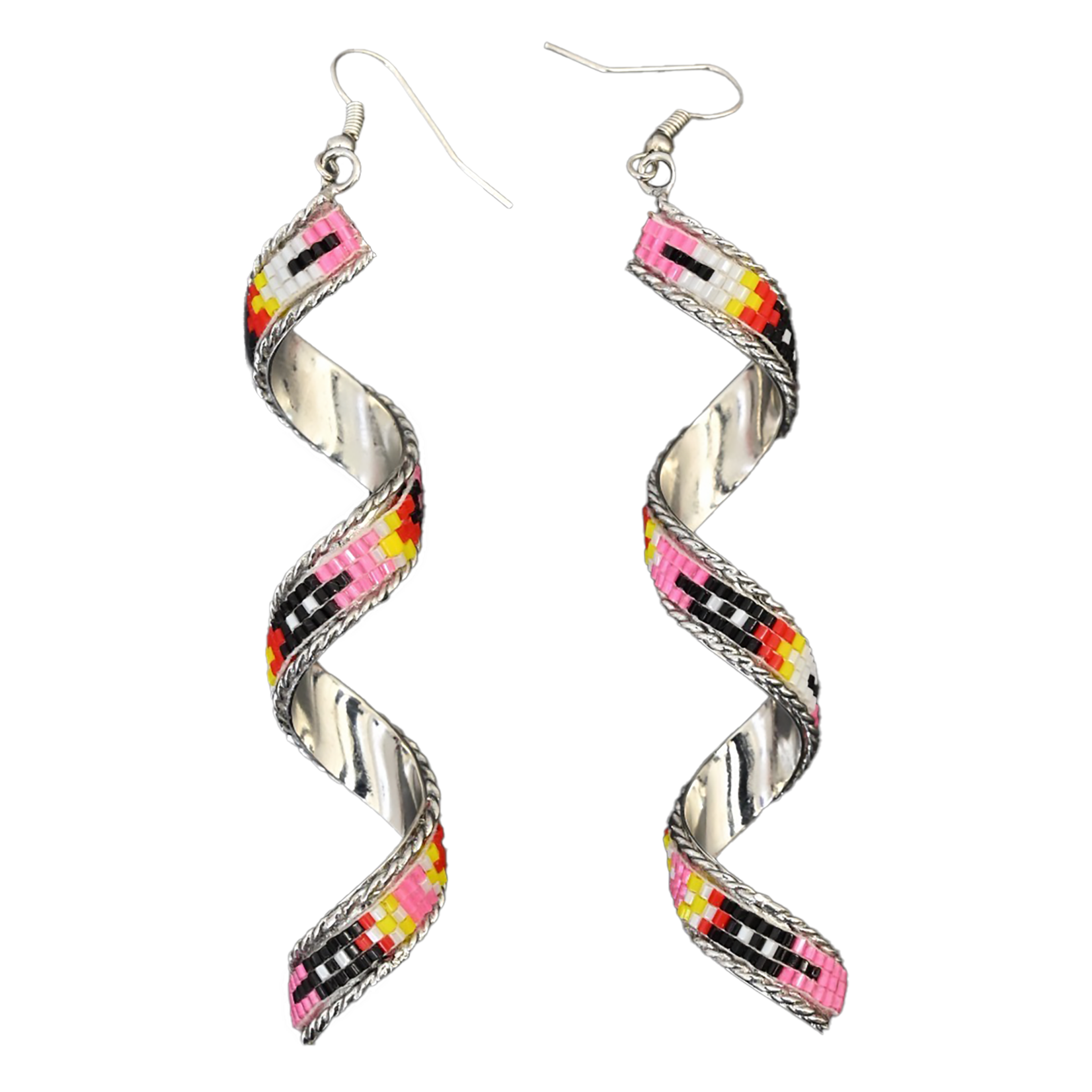 SPRING PRE-ORDER - INLAY CUT GLASS TWIST EARRINGS