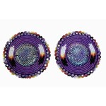 GLAM EARRING - FEATHER ROUND