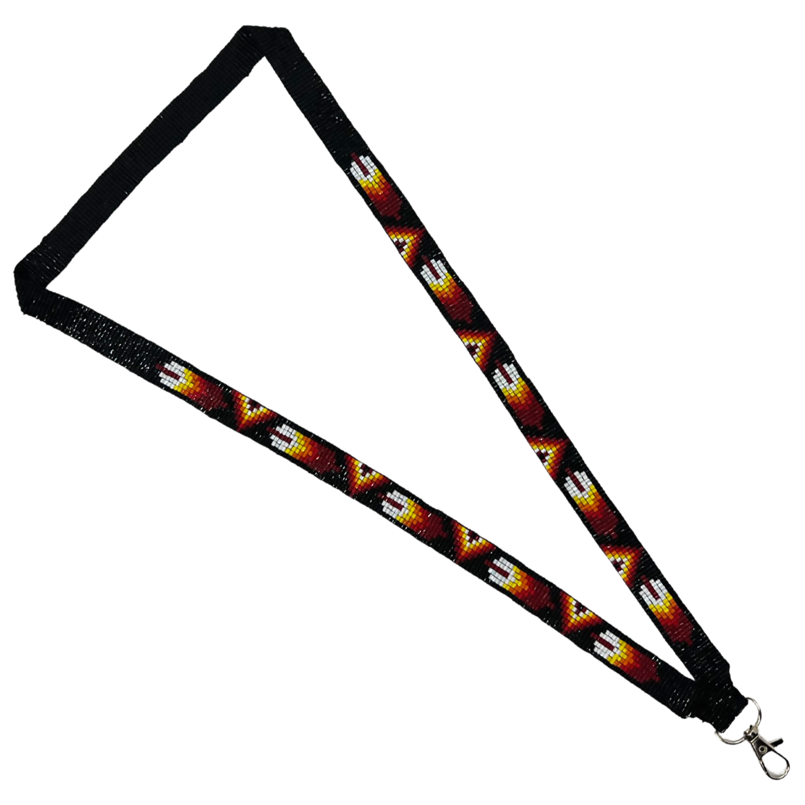 LOOMED LANYARD FEATHER