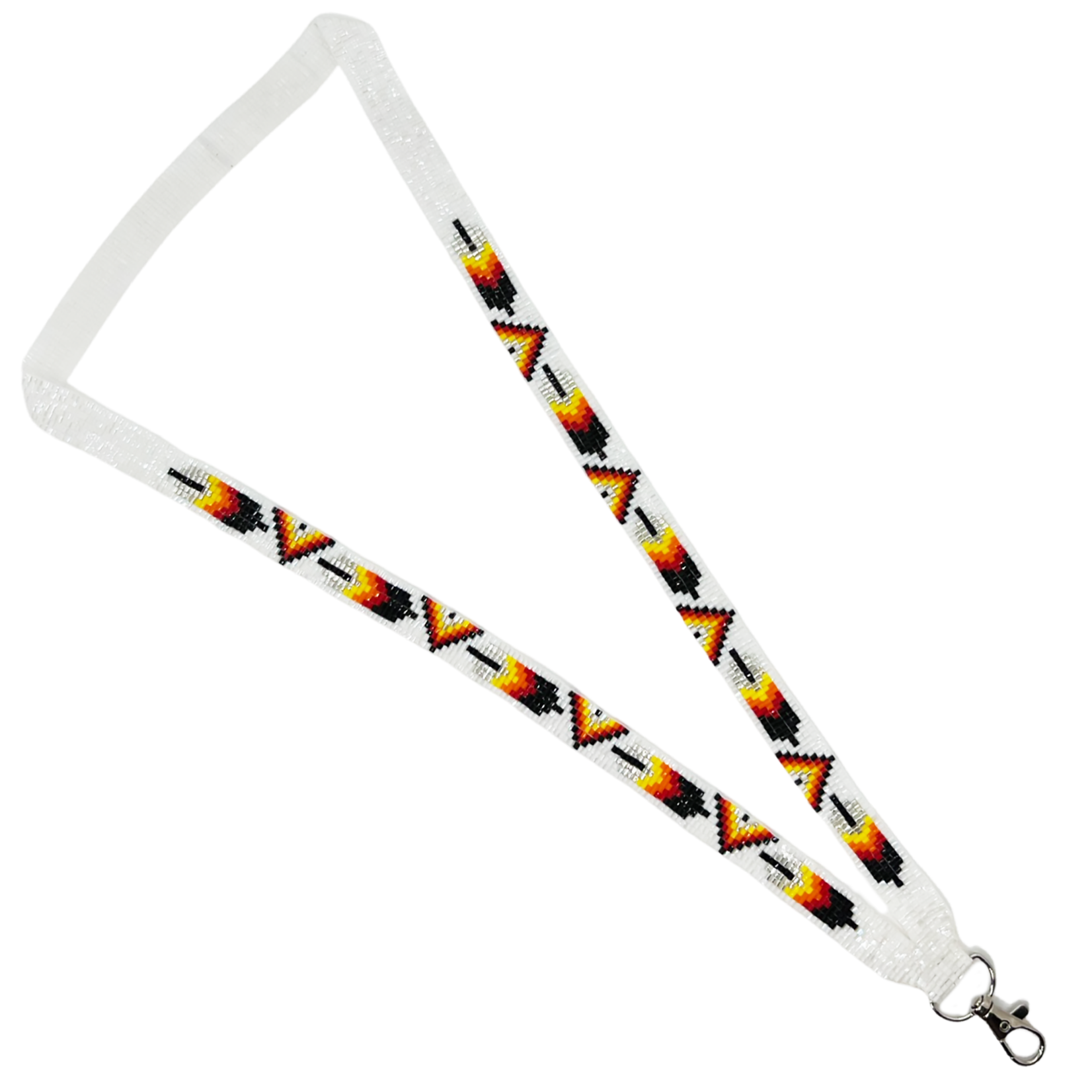 LOOMED LANYARD FEATHER