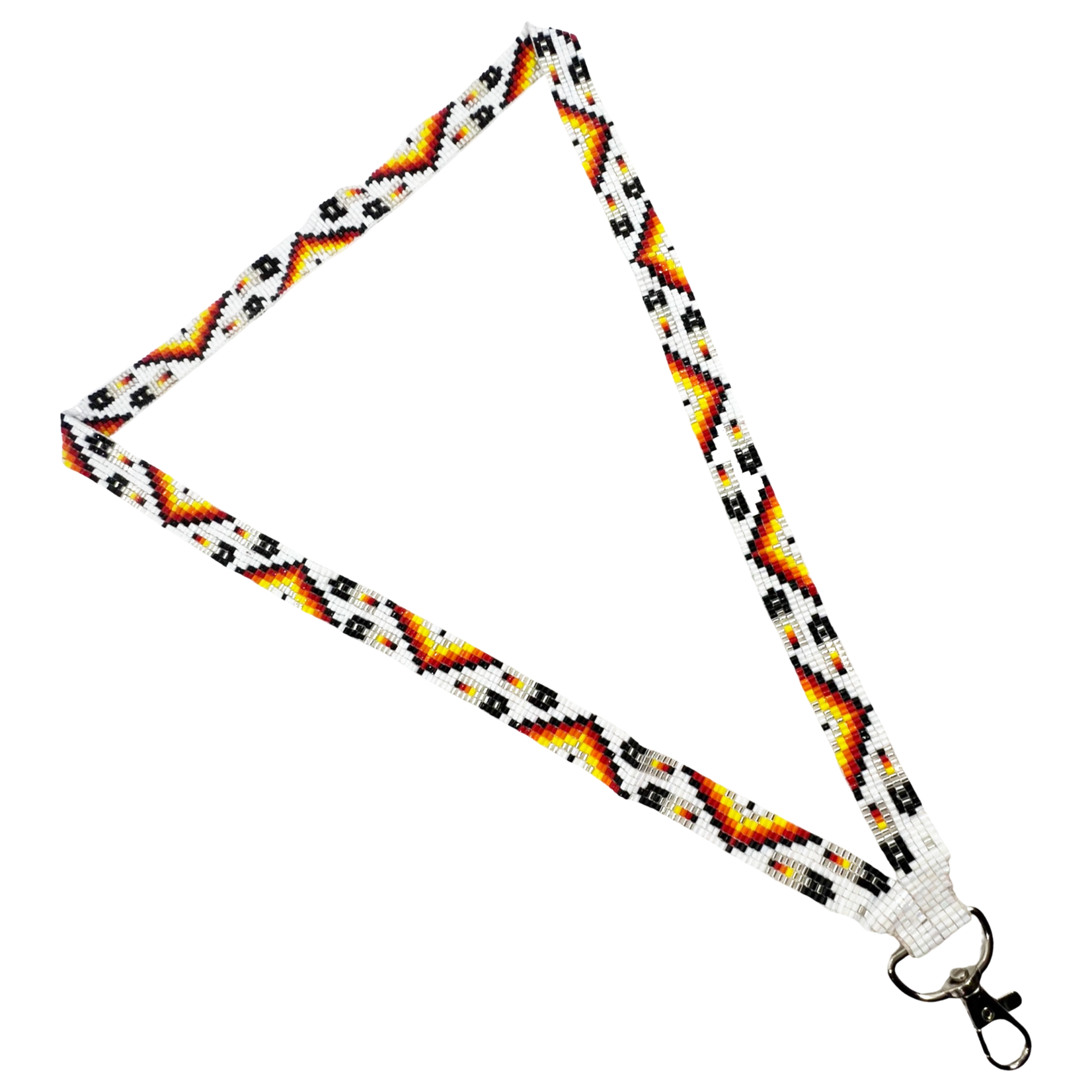 LOOMED LANYARD MANY FEATHERS