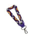 LOOMED WRIST LANYARD-MANY FEATHERS