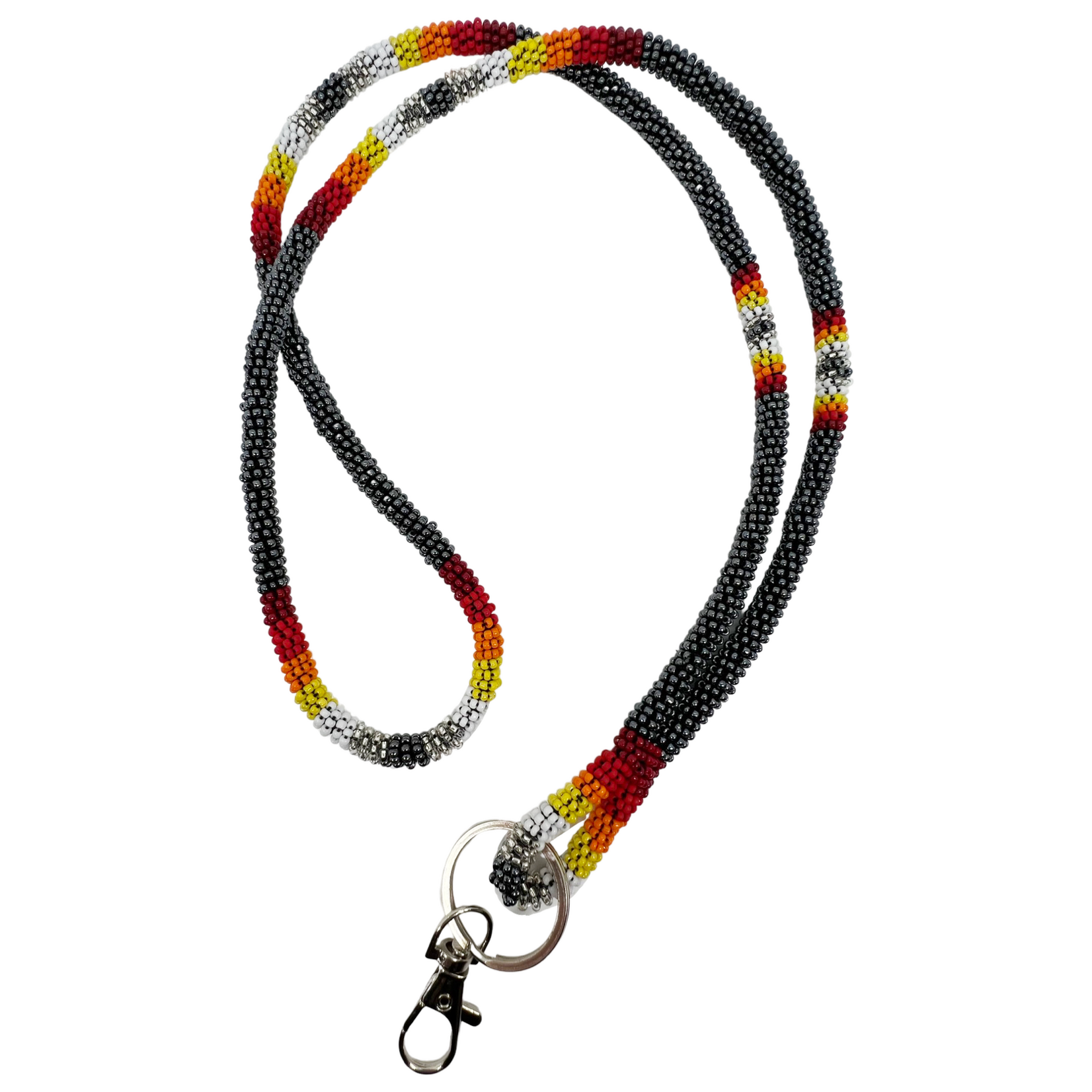 WRAPPED BEADED LANYARD - SIMPLE DESIGN