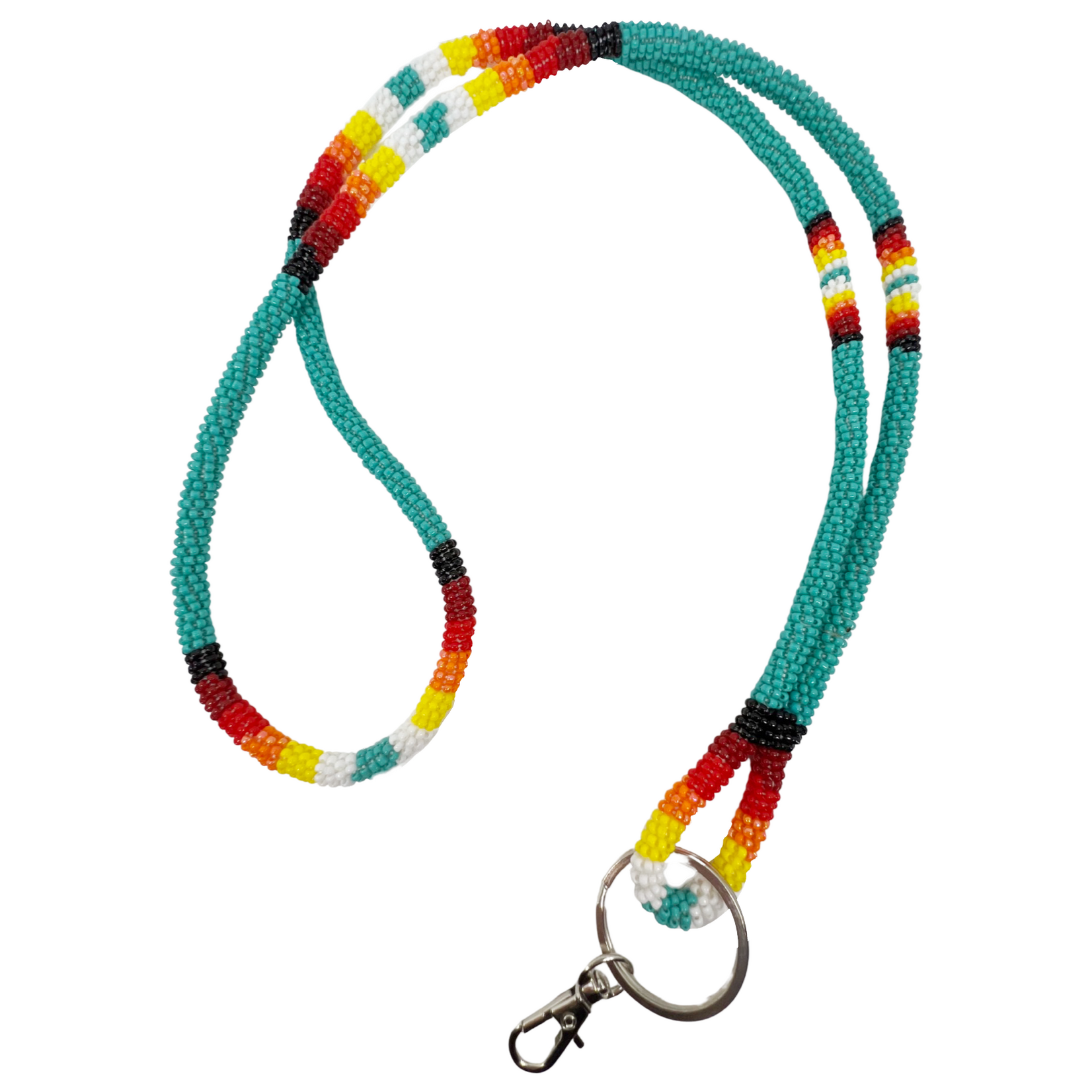 WRAPPED BEADED LANYARD - SIMPLE DESIGN