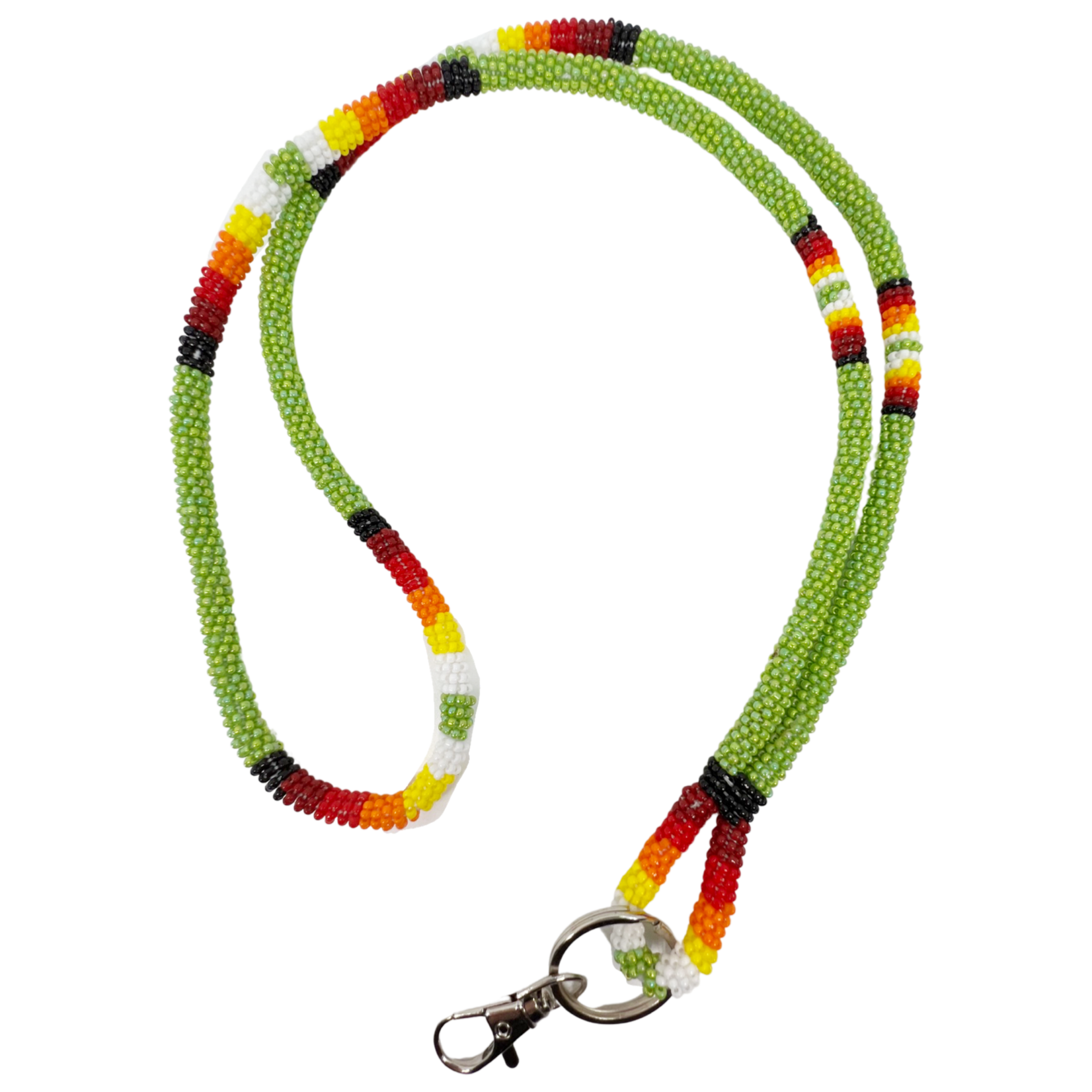 WRAPPED BEADED LANYARD - SIMPLE DESIGN