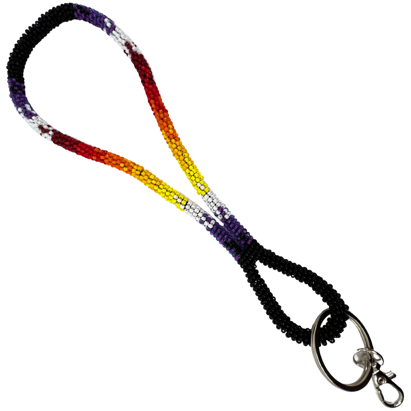 WRAPPED BEADED WRIST LANYARD - NEW DESIGN