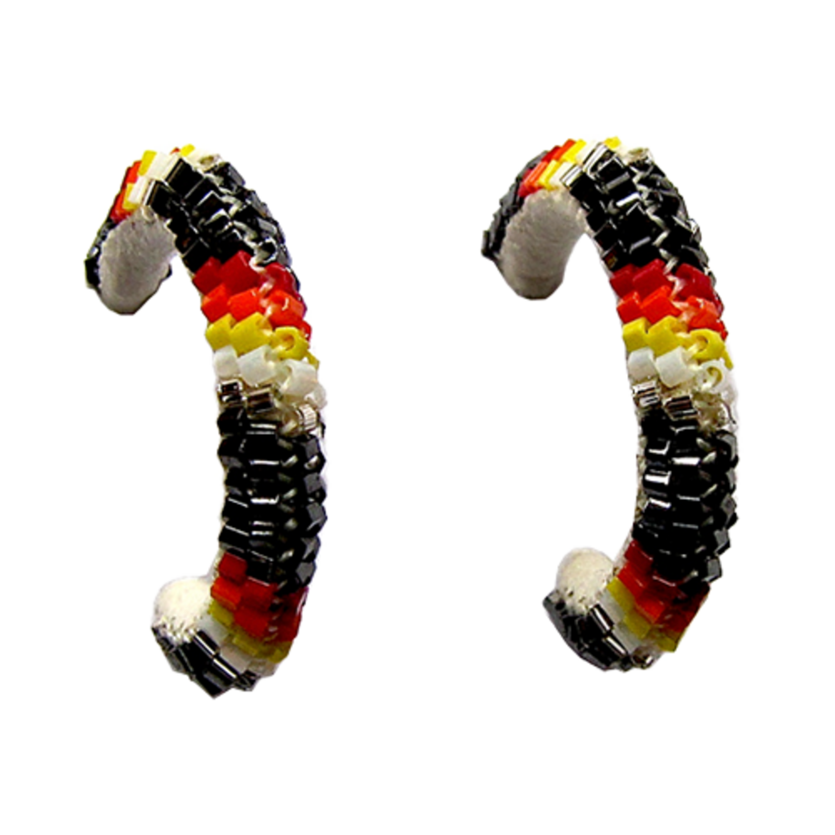 PEYOTE STITCH HOOP EARRINGS