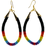 LOOP EARRING WITH GOLD