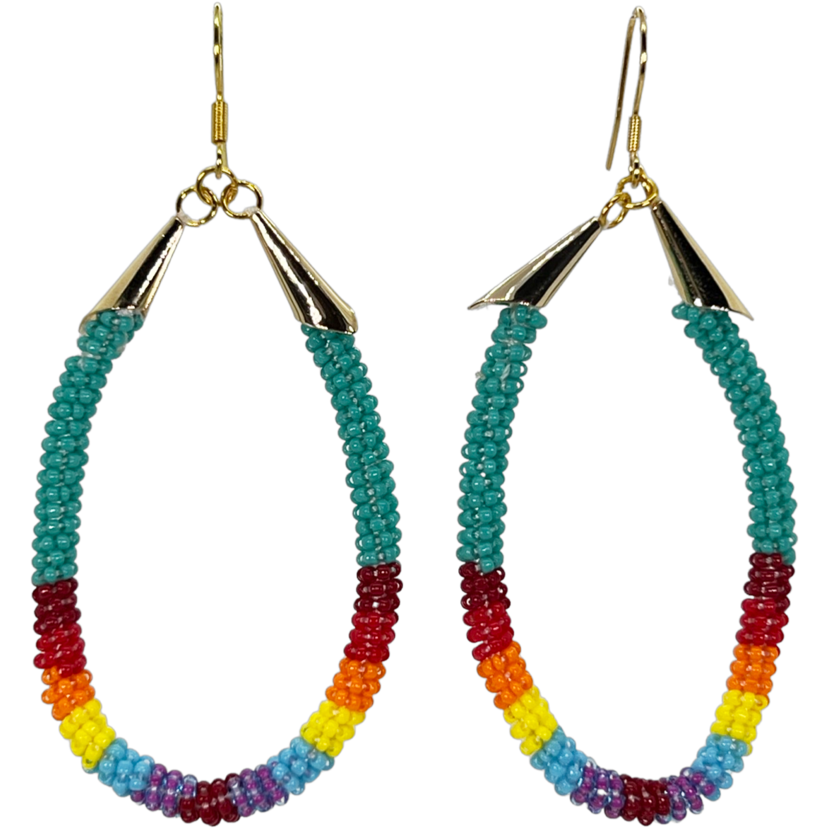 LOOP EARRING WITH GOLD