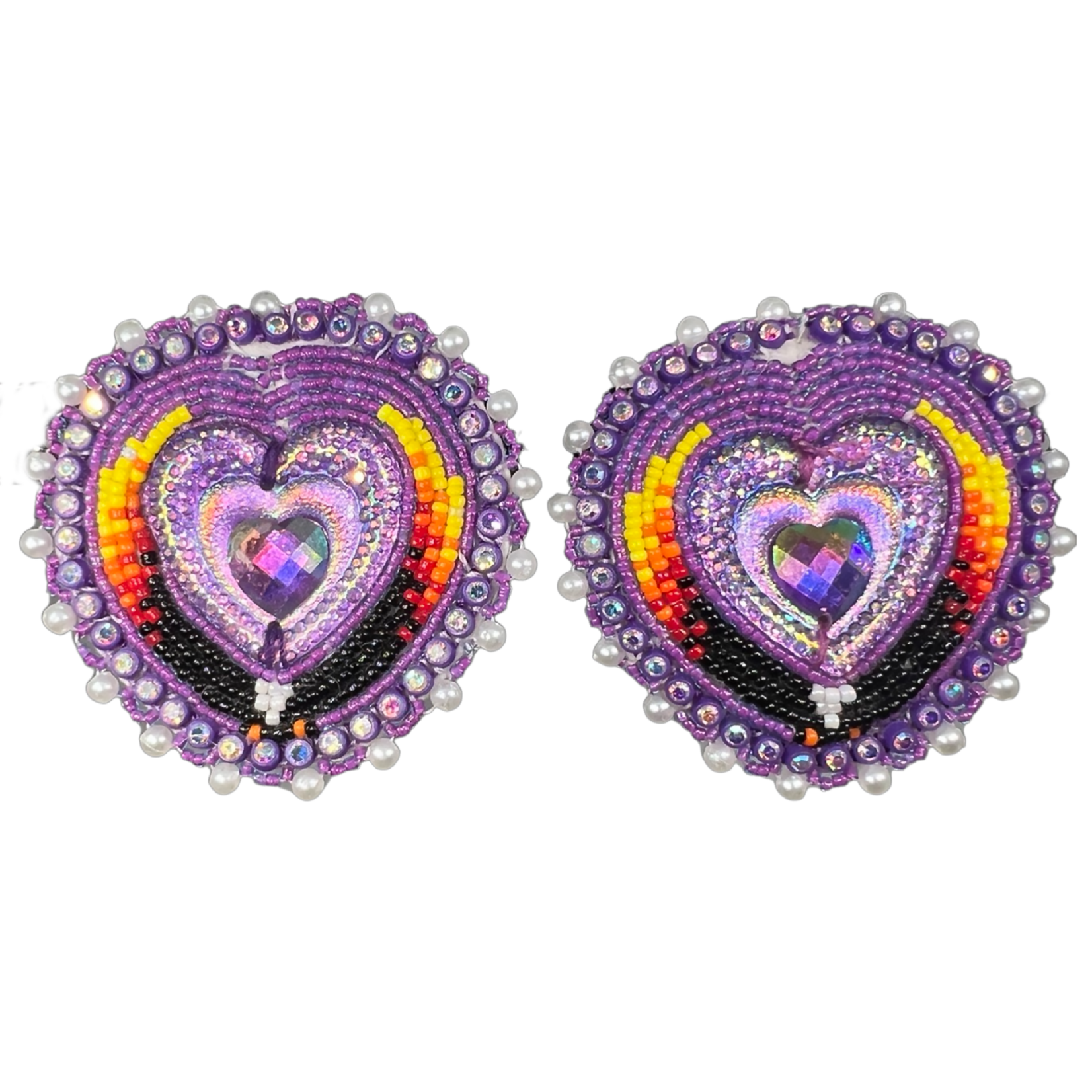 GLAM EARRING - HEART