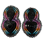 GLAM EARRING - HEART DROP