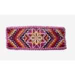 CUT GLASS BARRETTE - 25 ROWS - STAR