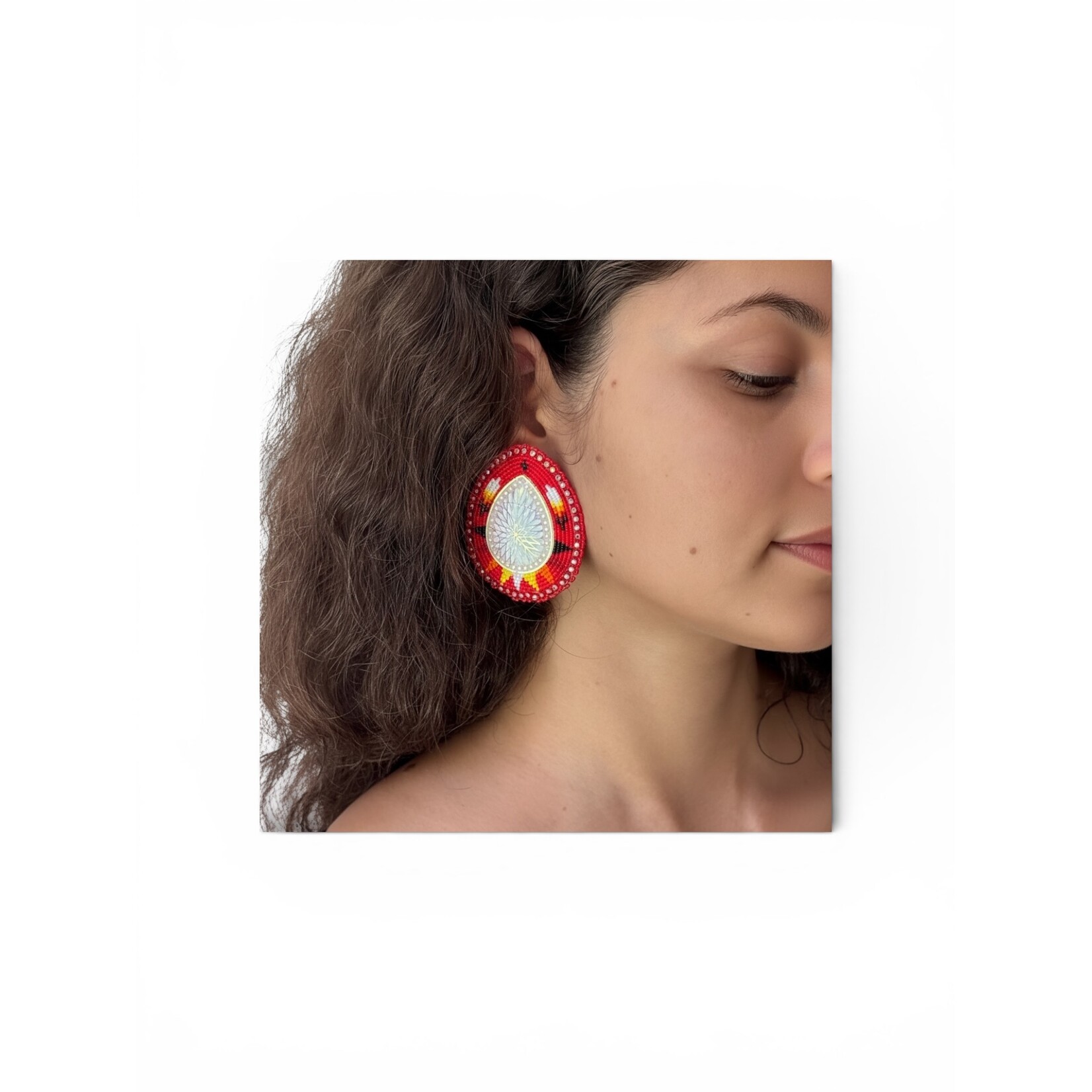 GLAM EARRING - LARGE TEARDROP