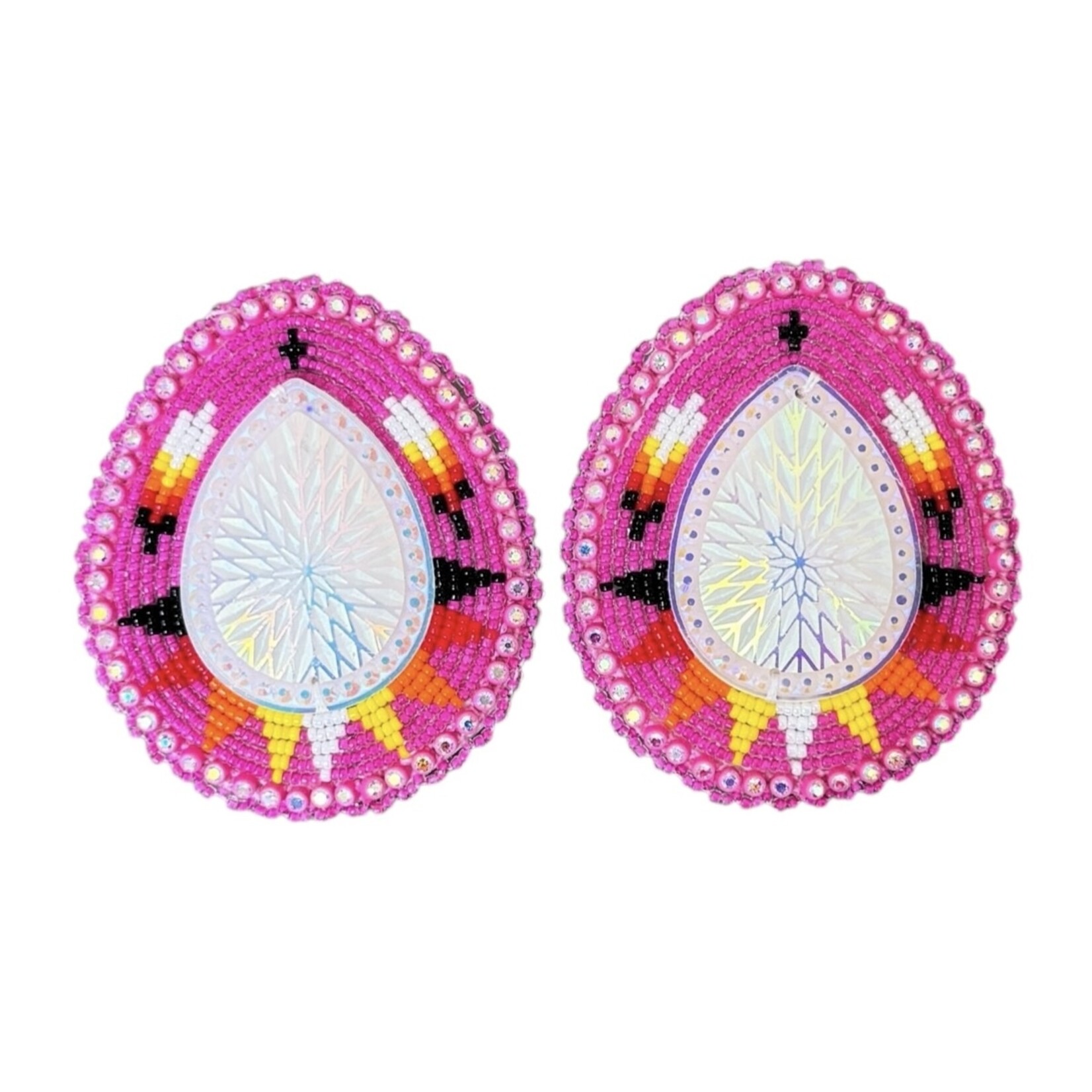 GLAM EARRING - LARGE TEARDROP
