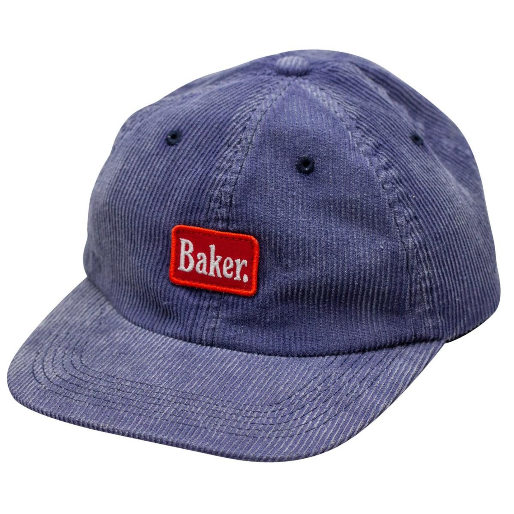 Baker Brand Baker Red Label Navy Cord Snapback