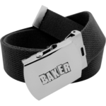 Baker Brand Baker Logo Web Belt Black
