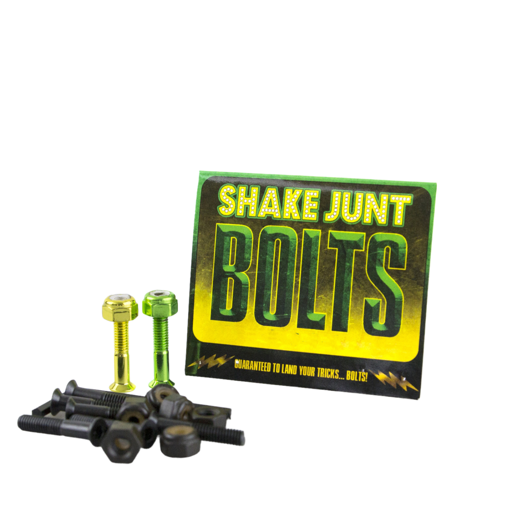 Shake Junt Shake Junt Bag-O-Bolts BLK GRN YEL 1" Phillips Hardware